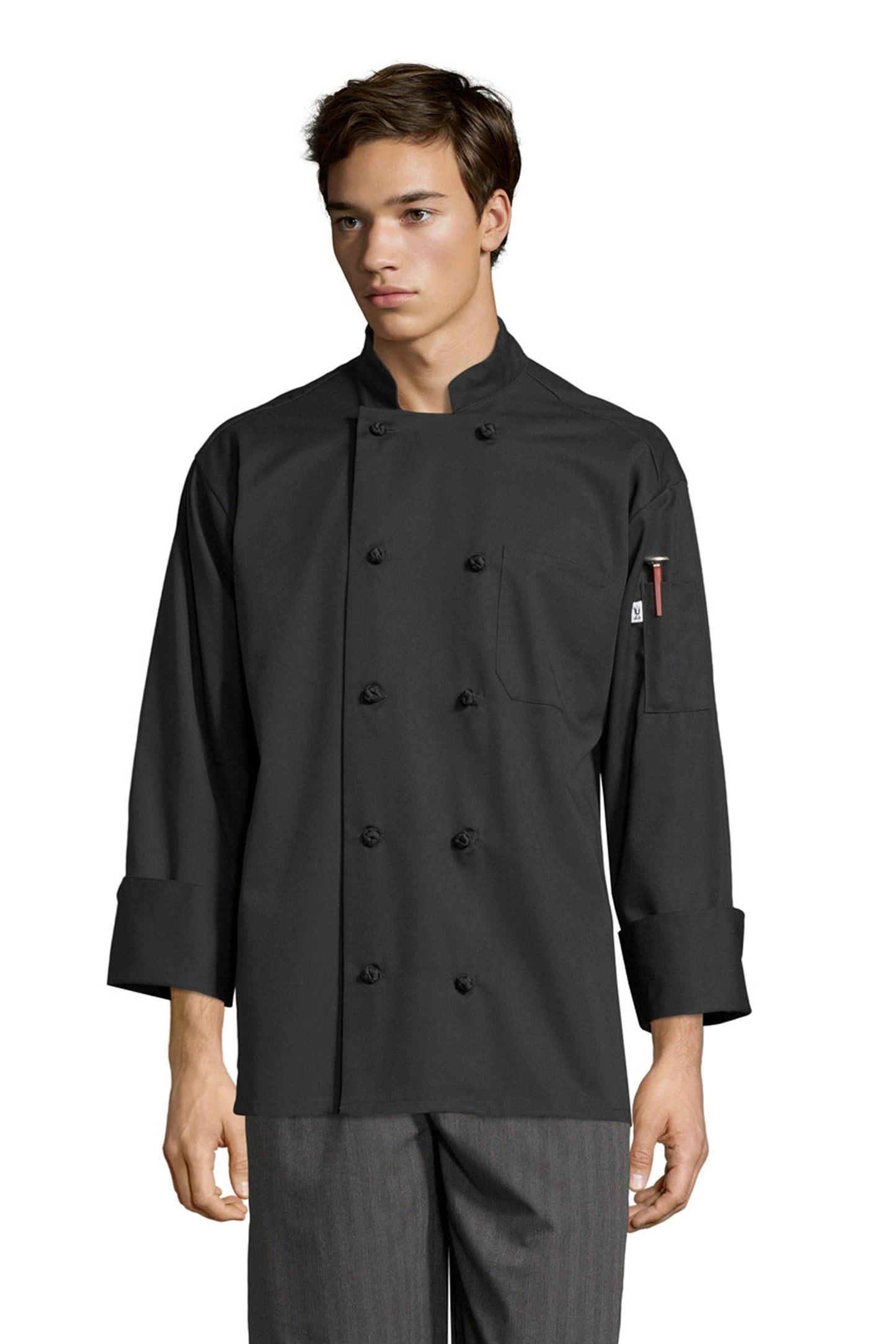 Spun Poly Journeyman Chef Coat #0403P (WFC)