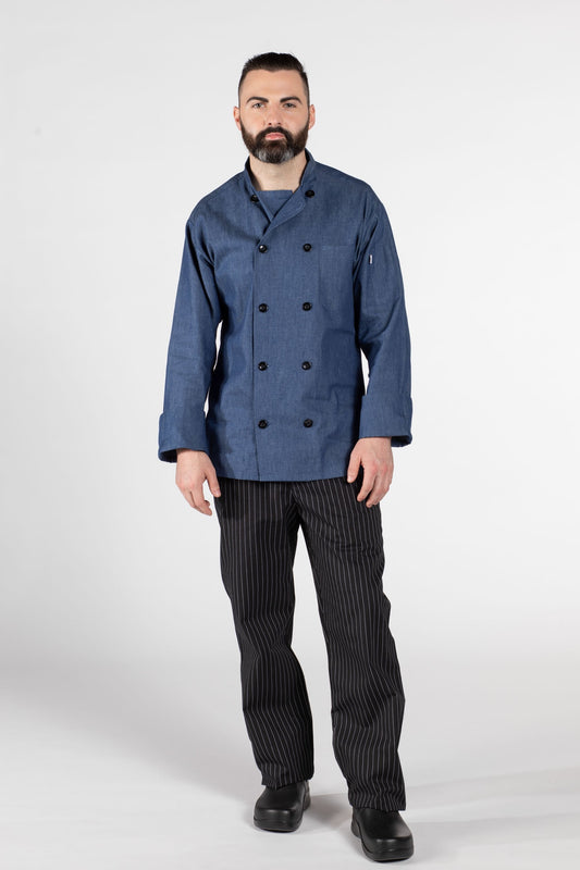 Chambray Chef Coat #U0405C