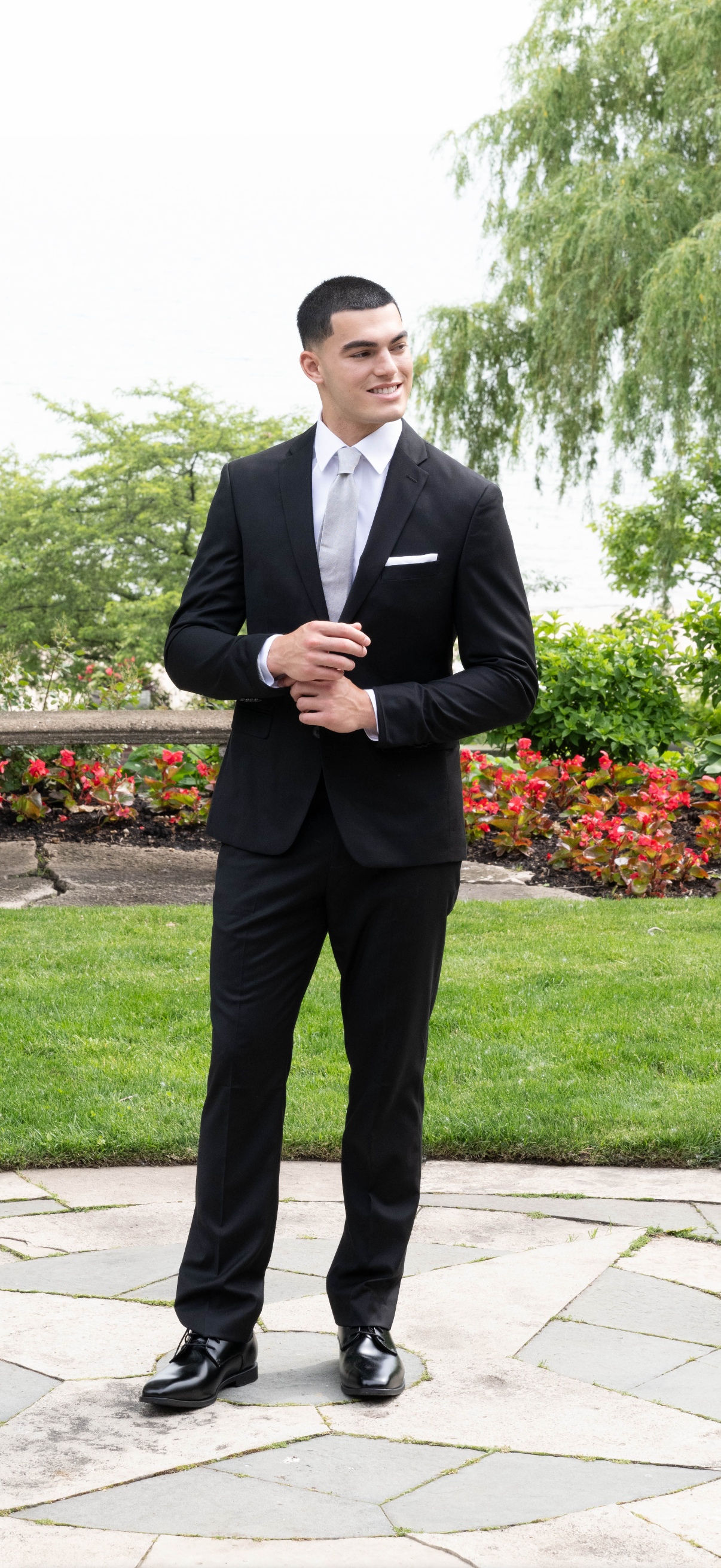 Couture 1910 Men’s Power Stretch Suit Separates in Black - Coat