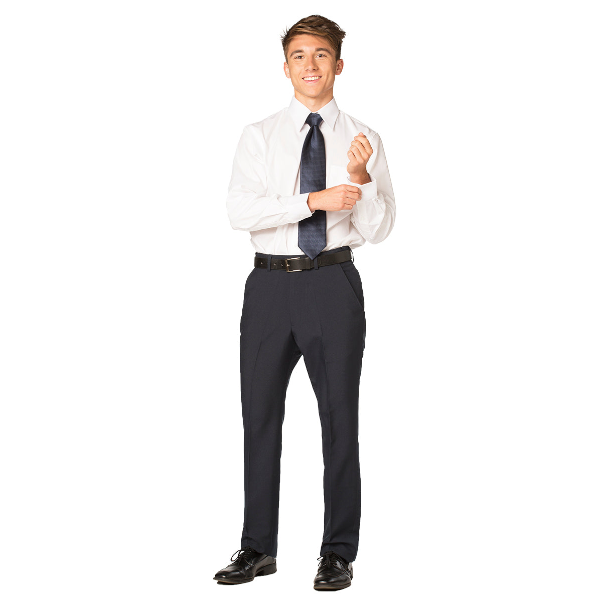 MEN'S PLAIN FRONT PANT #1200