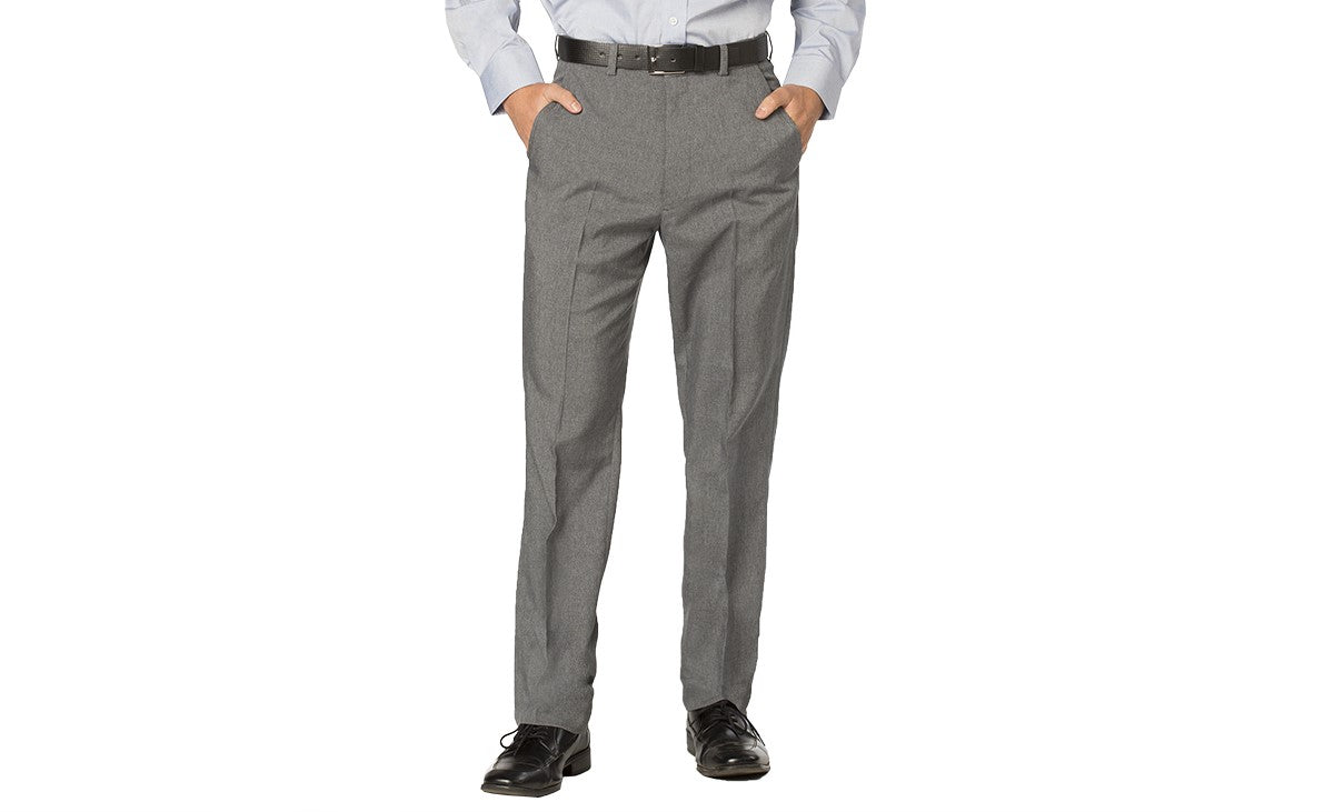 MEN'S PLAIN FRONT PANT #1200-HEA