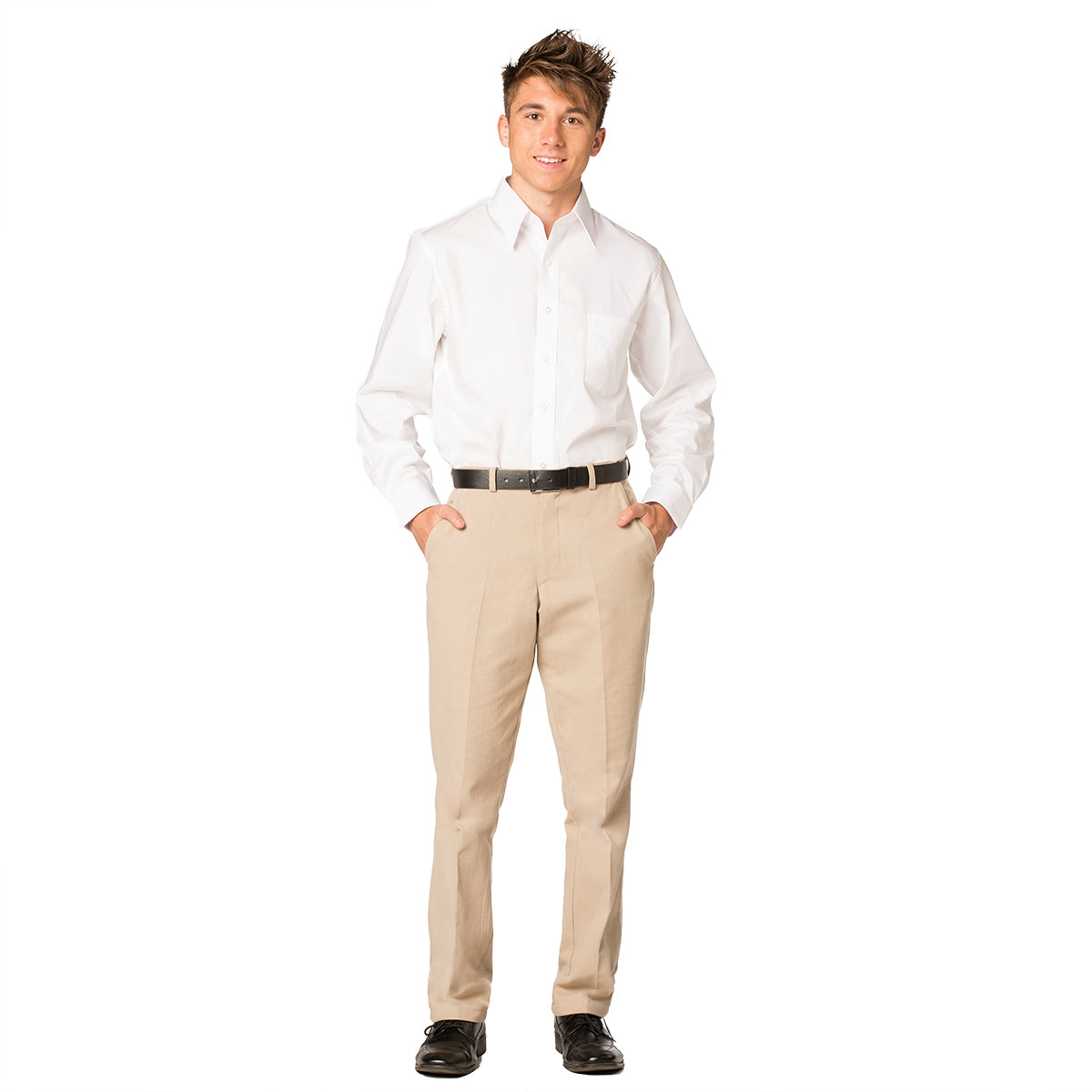 MEN'S PLAIN FRONT PANT #1220