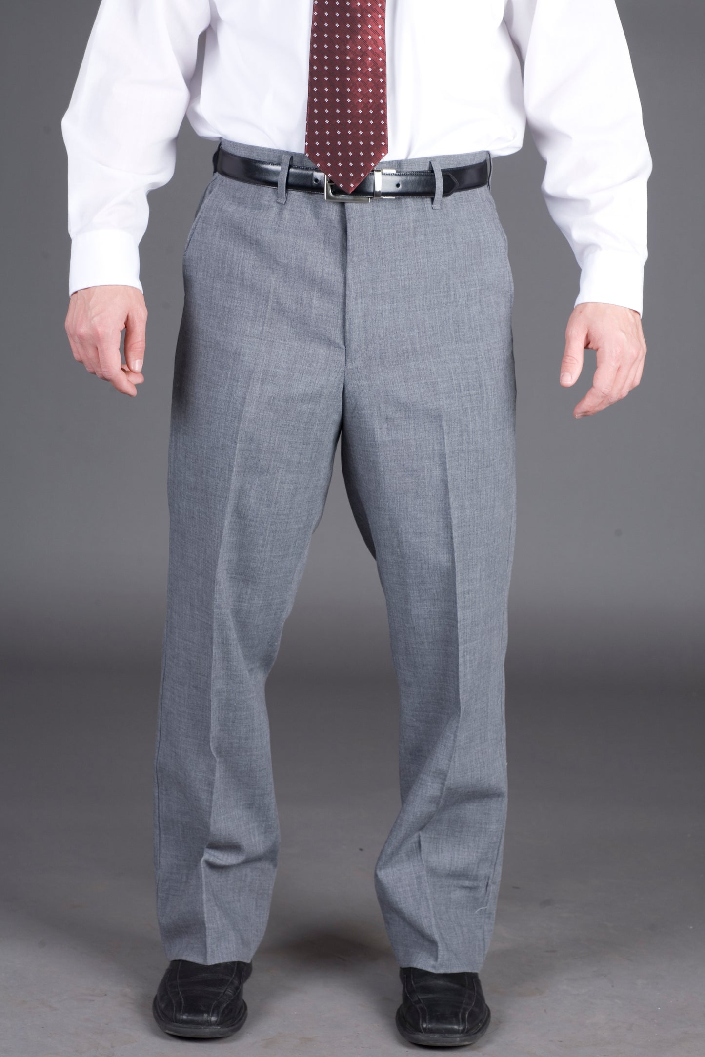 MENS EASYWEAR PLAIN FRONT PANT #1250-HEA