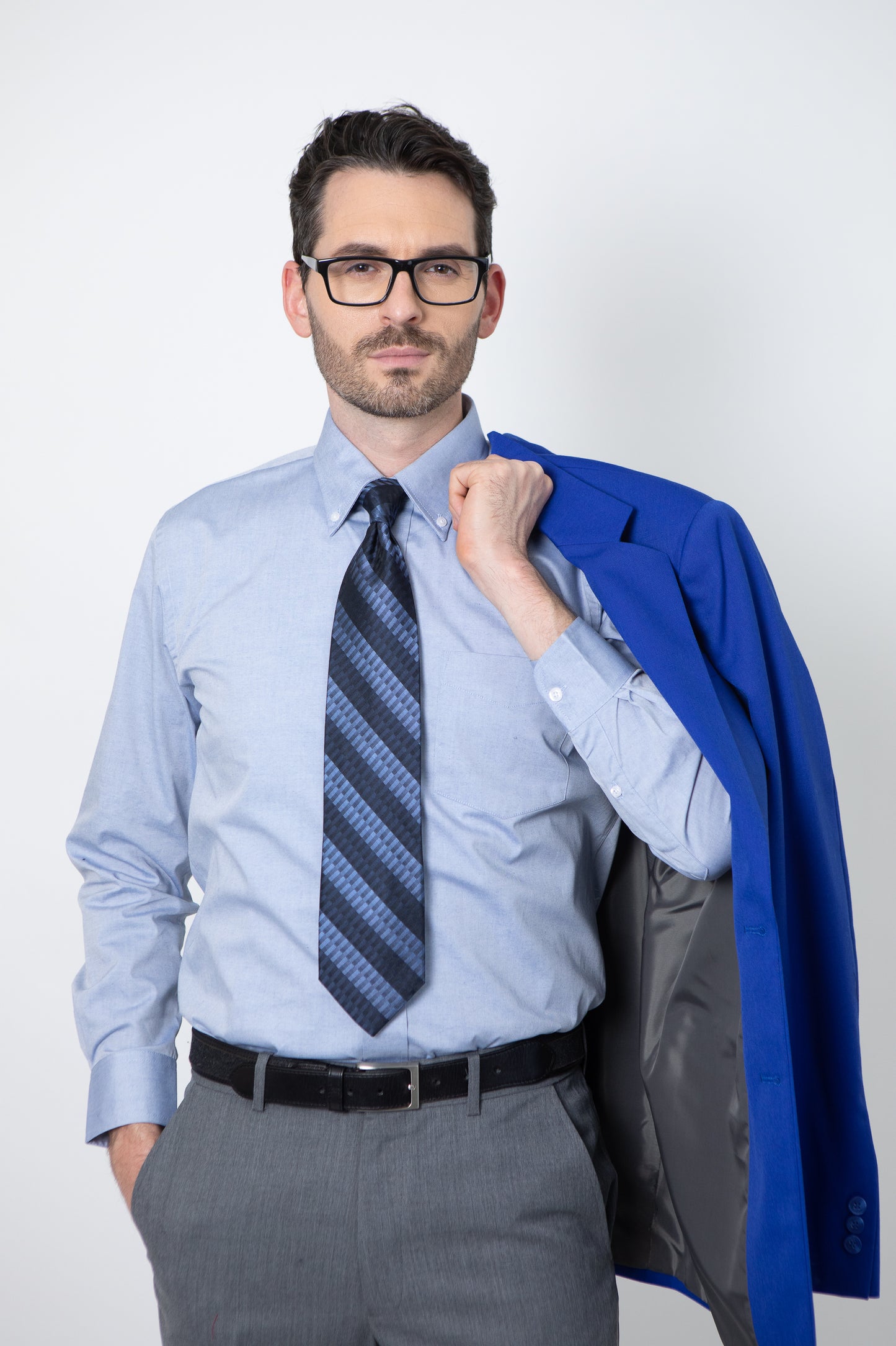 MEN'S L/S BUTTON DOWN SHIRT #1501