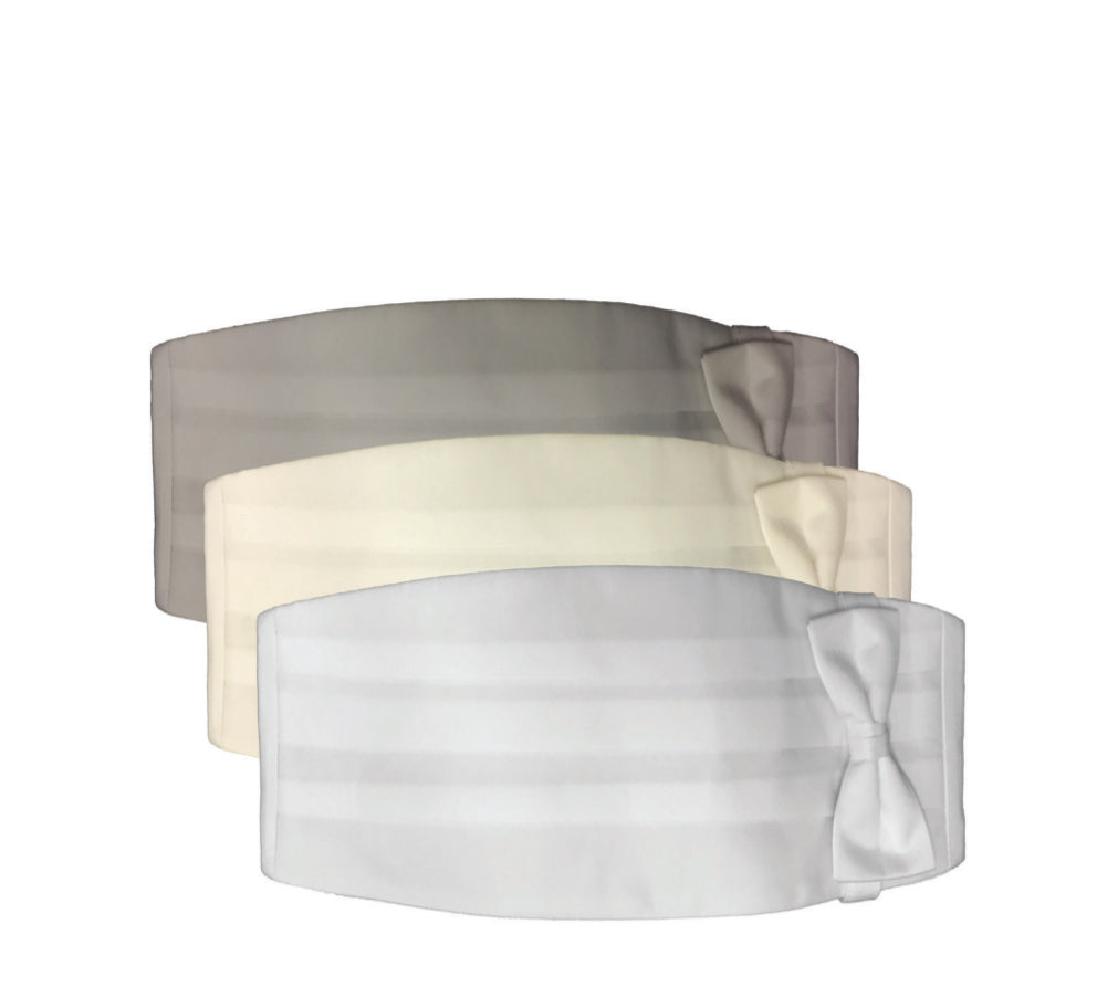 Satin Cummerbund - Resealable Bag Packaging