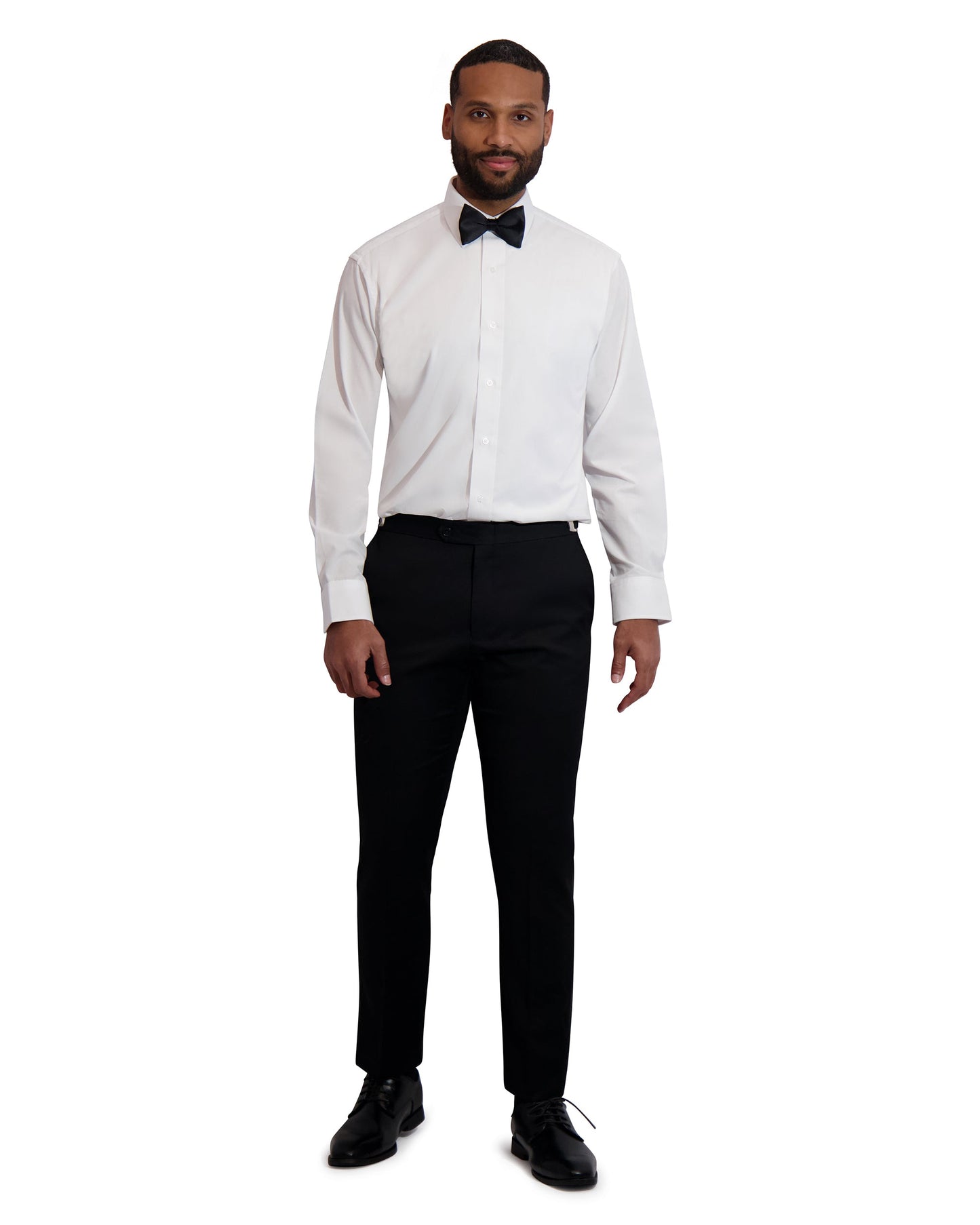 Men’s Classic Straight Point Dress Shirt w/ 31 in. Sleeve - White #2070-31