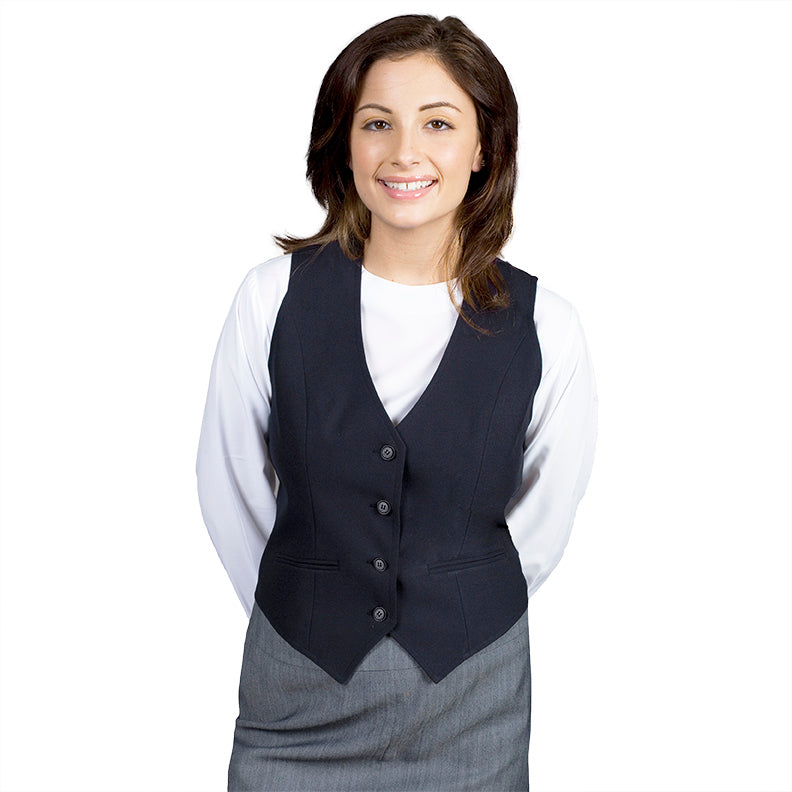 Executive Apparel’s Women's V-Neck Vest #2100