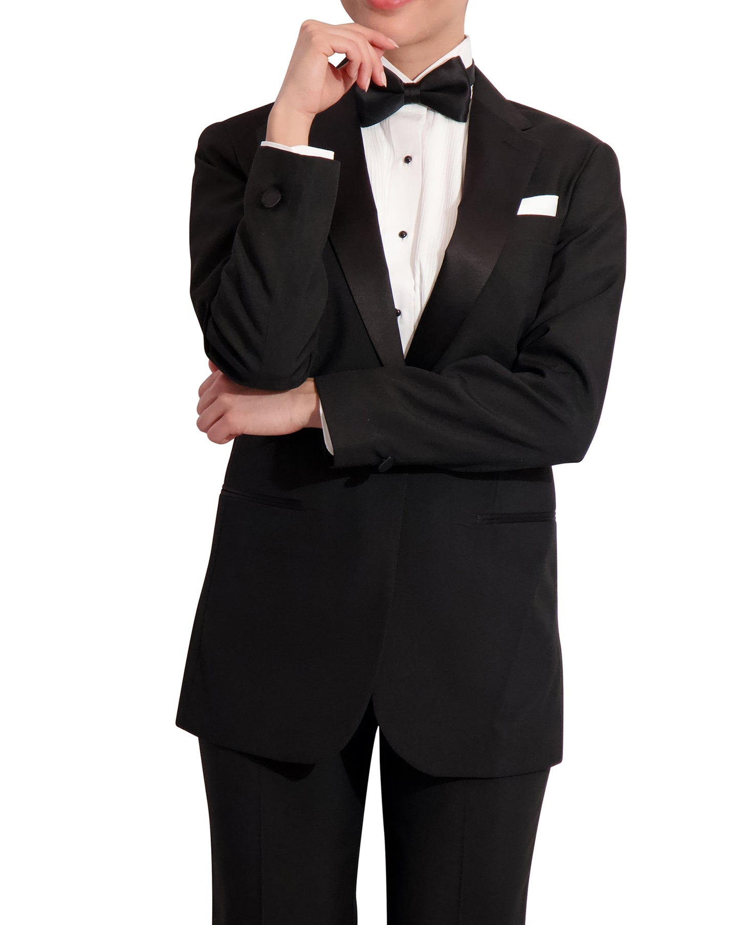 Women’s Polyester Tux Coat