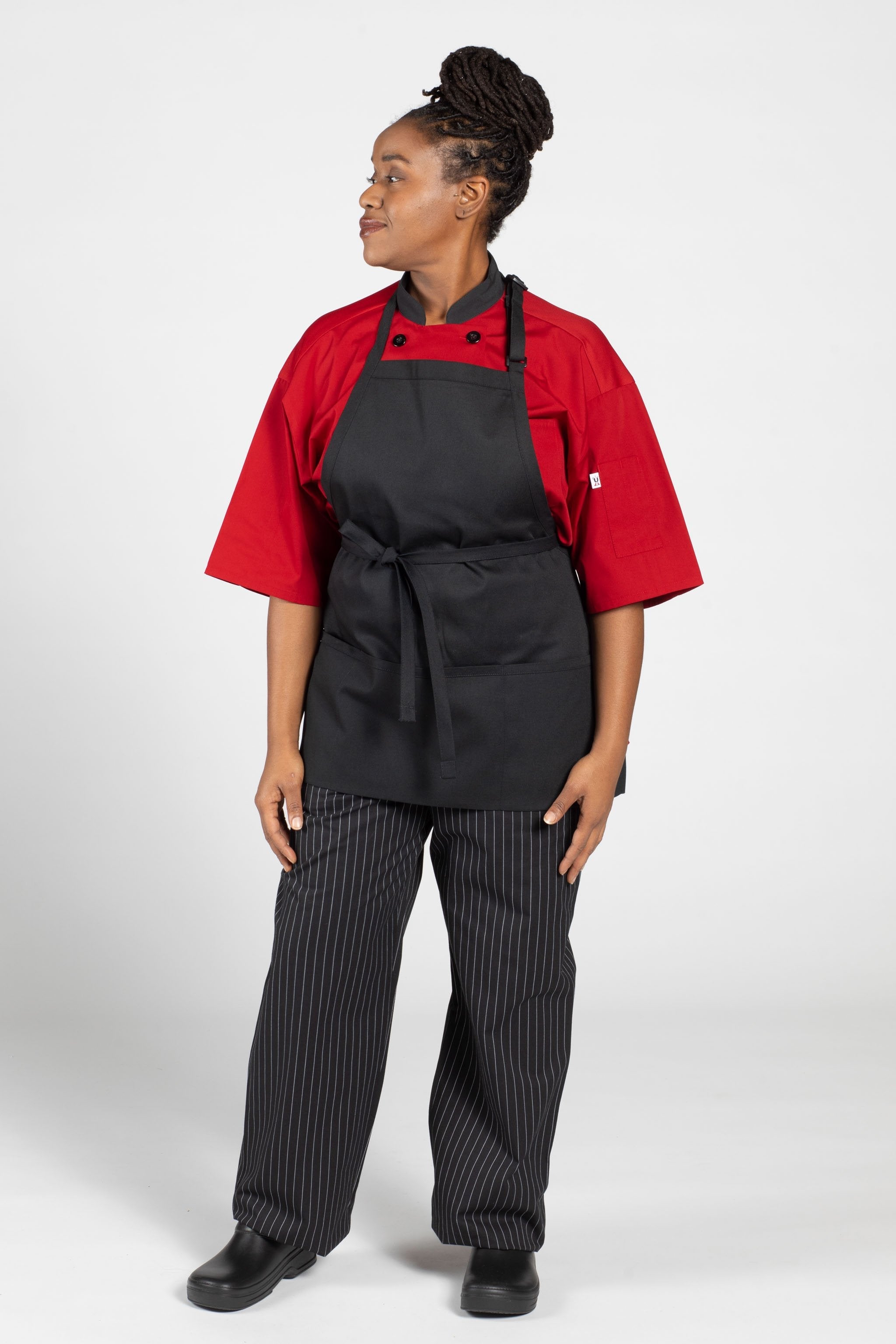 Three Pocket Bib Apron w/ Adjustable Neck #3011