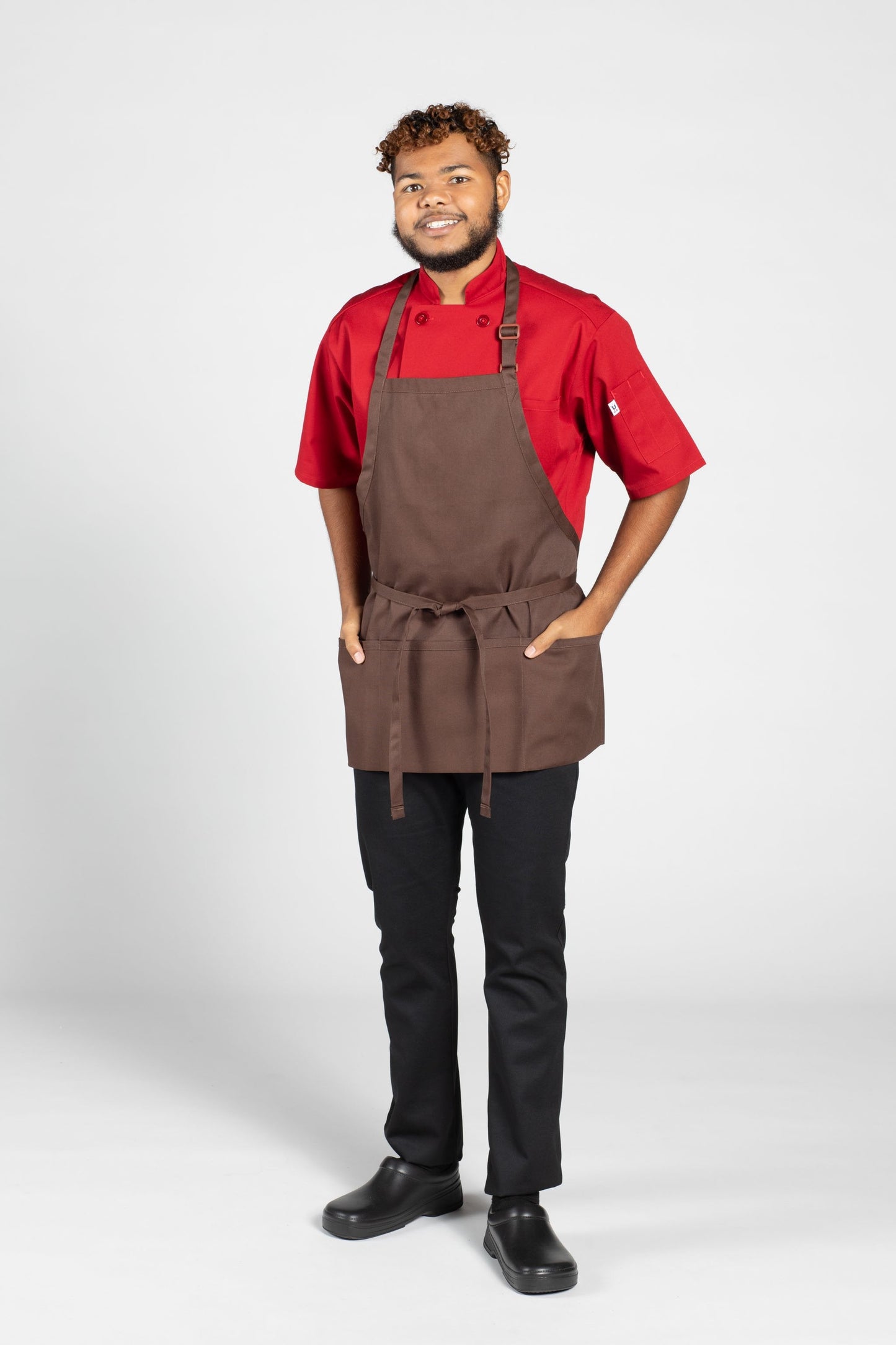 Three Pocket Bib Apron w/ Adjustable Neck #3011