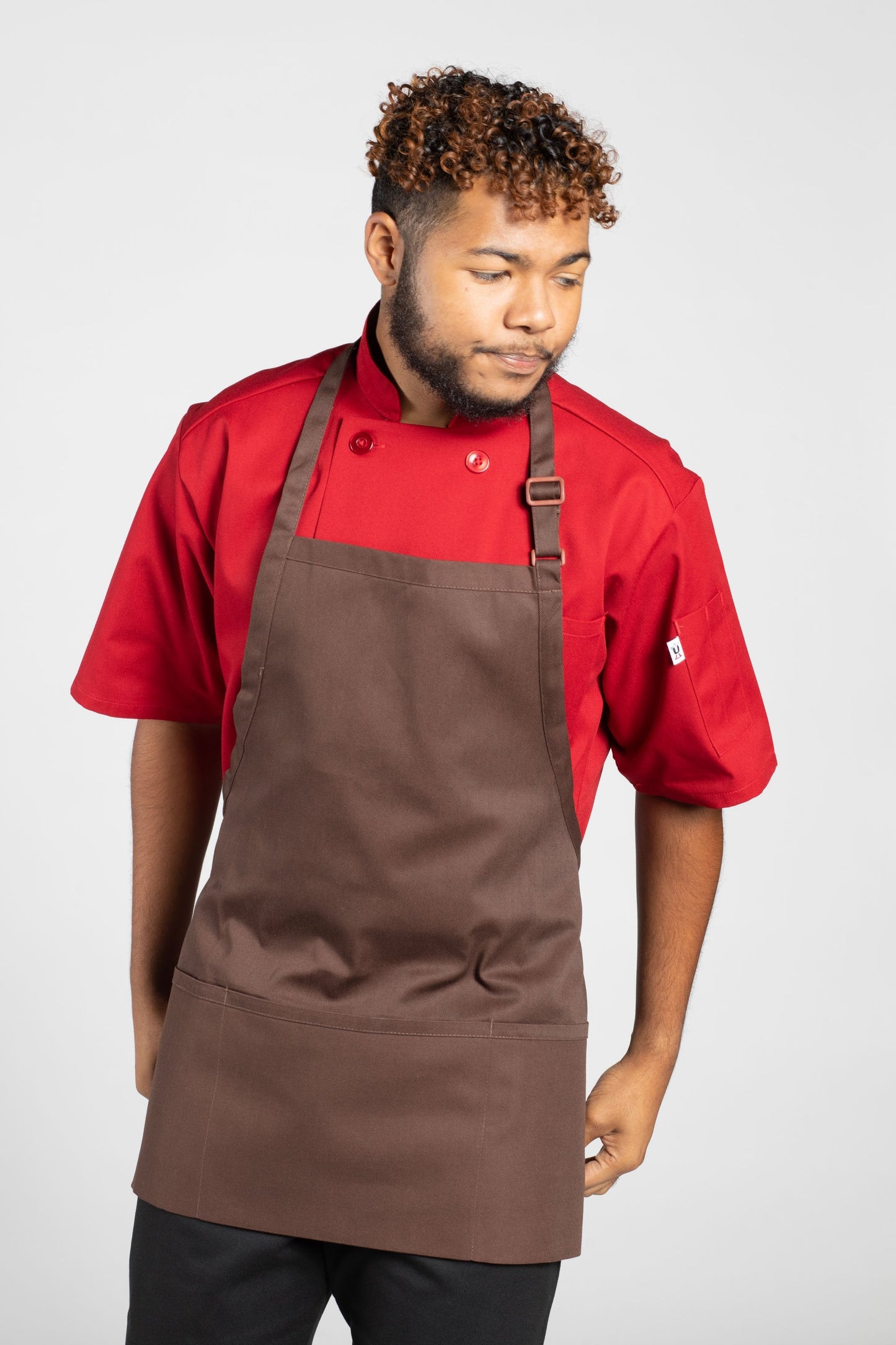Three Pocket Bib Apron w/ Adjustable Neck #3011