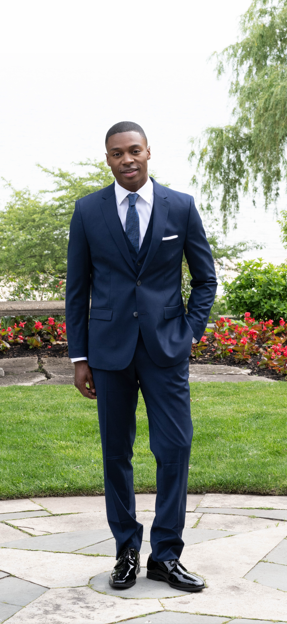 Couture 1910 Men’s Power Stretch Suit Separates in Navy - Coat