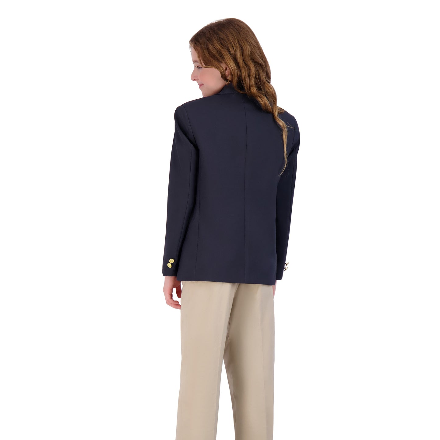 Girls' 2-Button UltraLux™ 100% Polyester Blazer
#4000C
