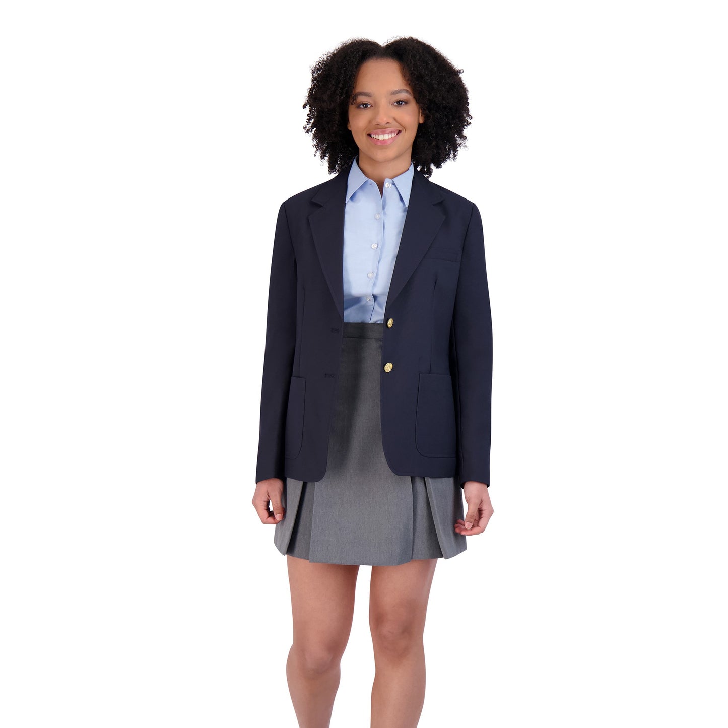 Girls' 2-Button UltraLux™ 100% Polyester Blazer
#4000C