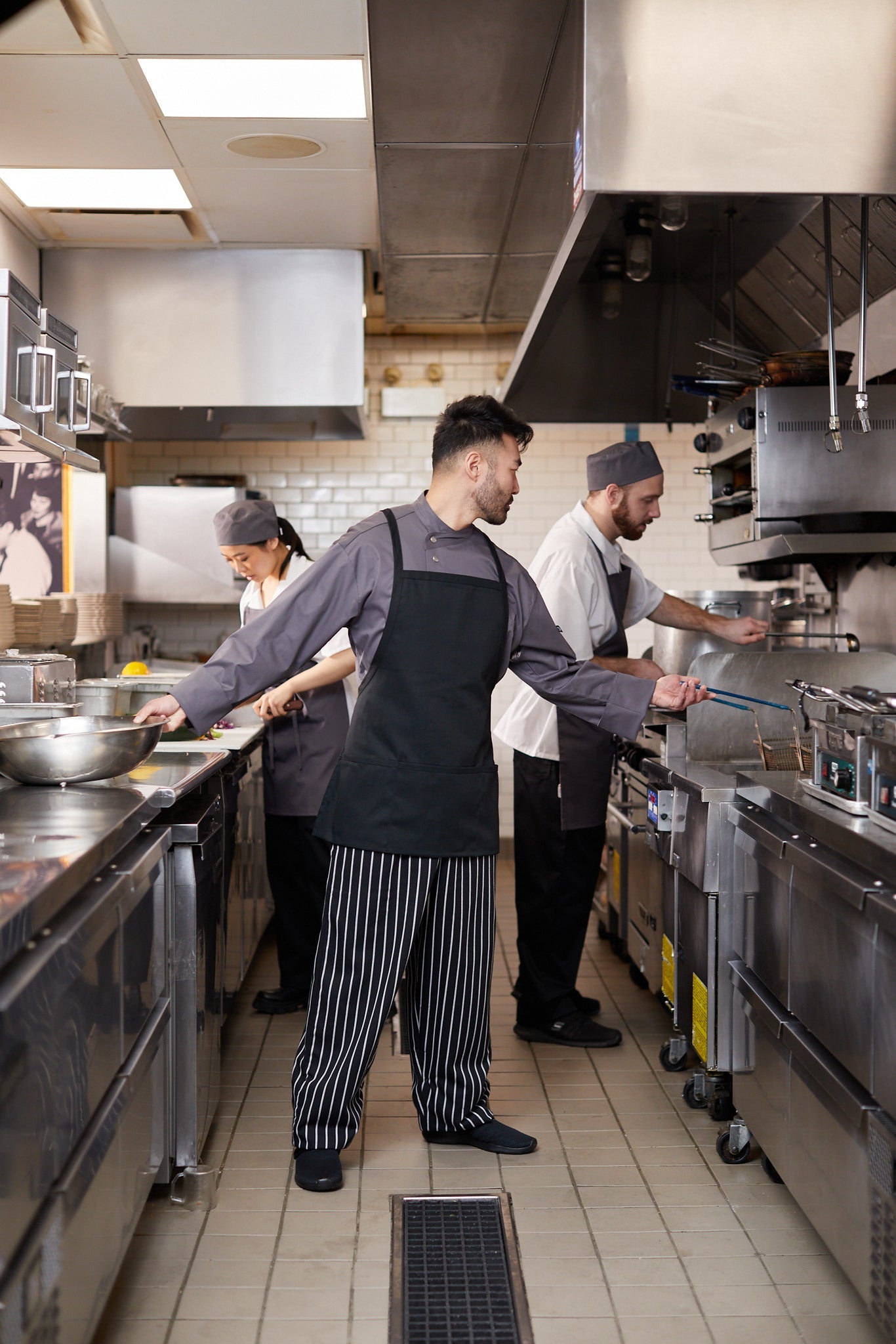 Cross Back Bib Apron #U3092