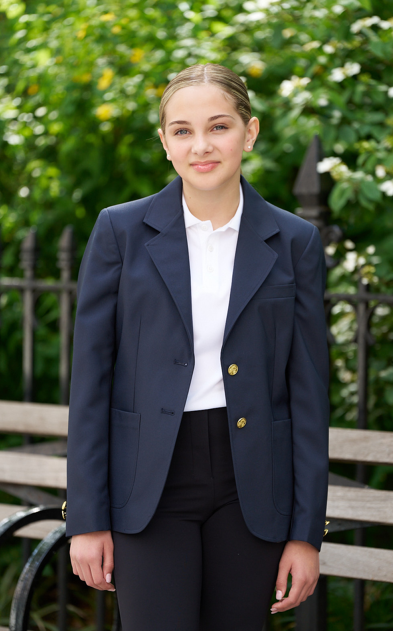 Girls' 2-Button UltraLux™ 100% Polyester Blazer
#4000C