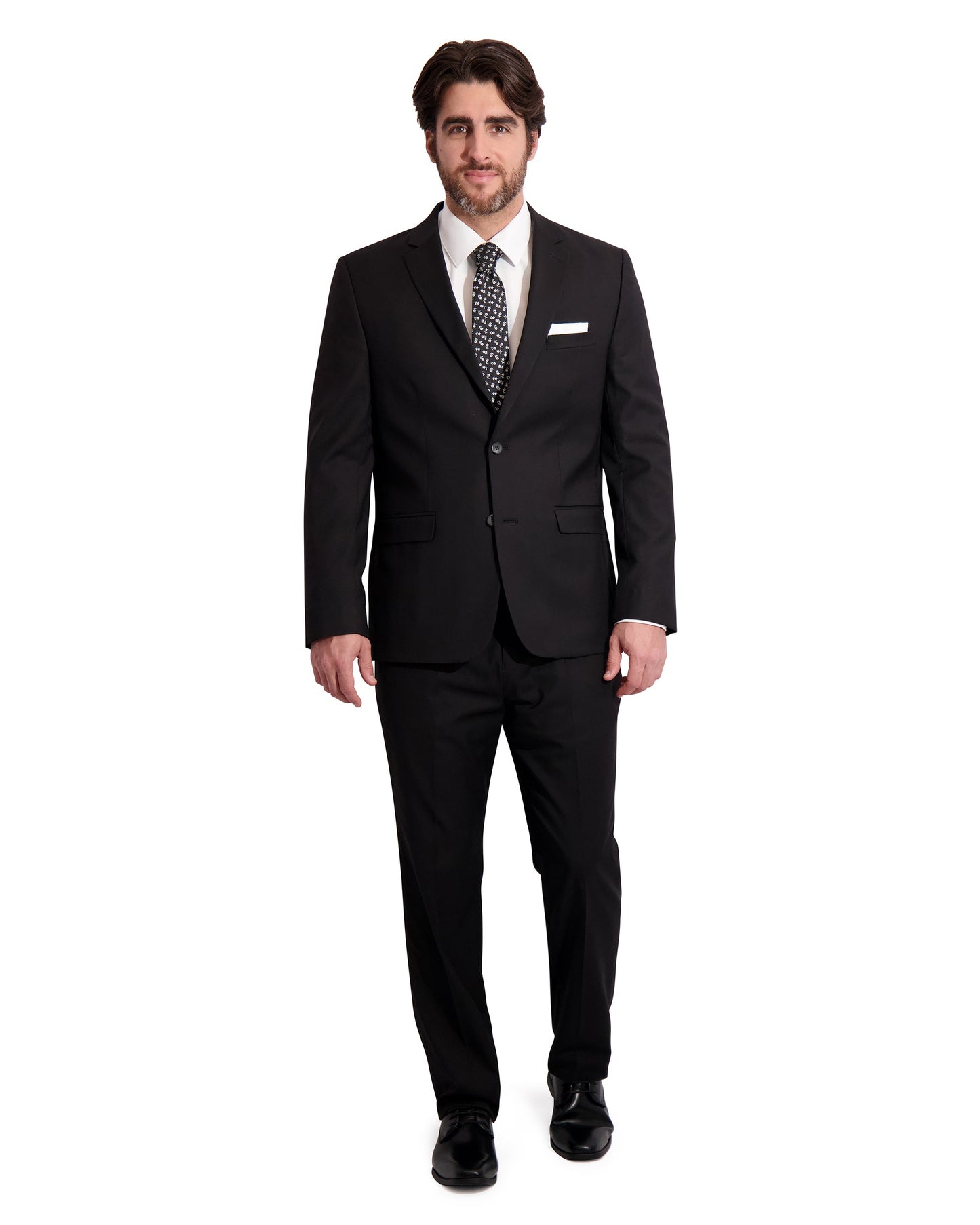 Couture 1910 Men’s Power Stretch Suit Separates in Black - Coat