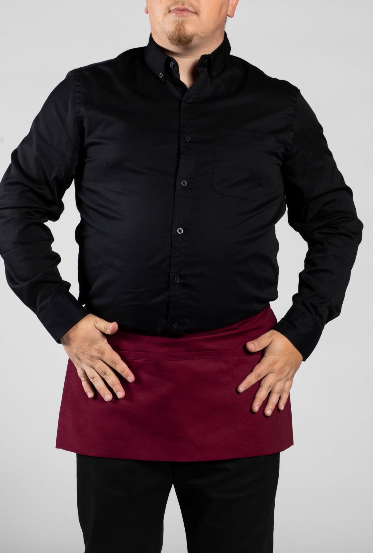 Three-Section Pocket Waist Apron #U3067