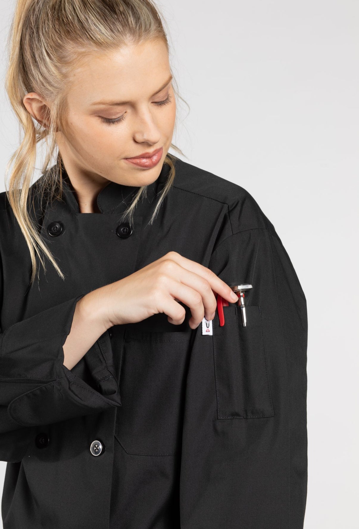 Spun Poly Expediter Chef Coat #0413P