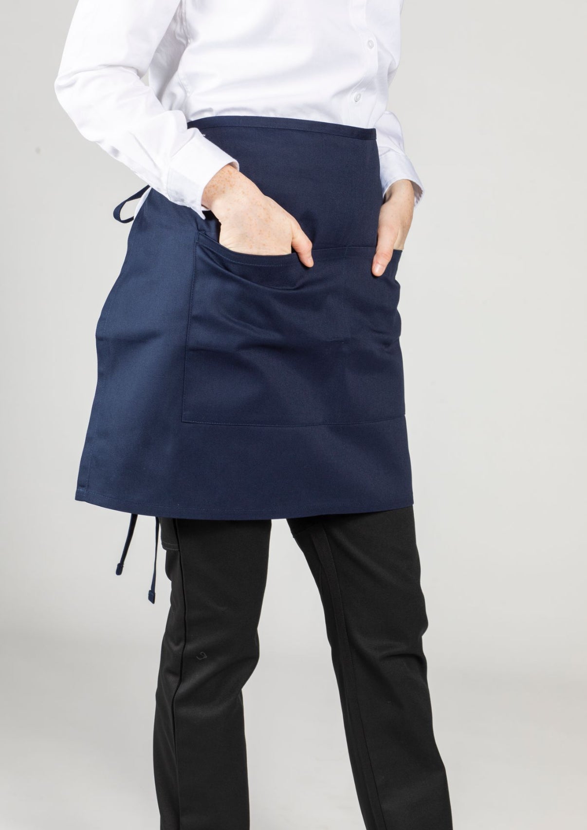 Half Waist Pocket Apron #3056