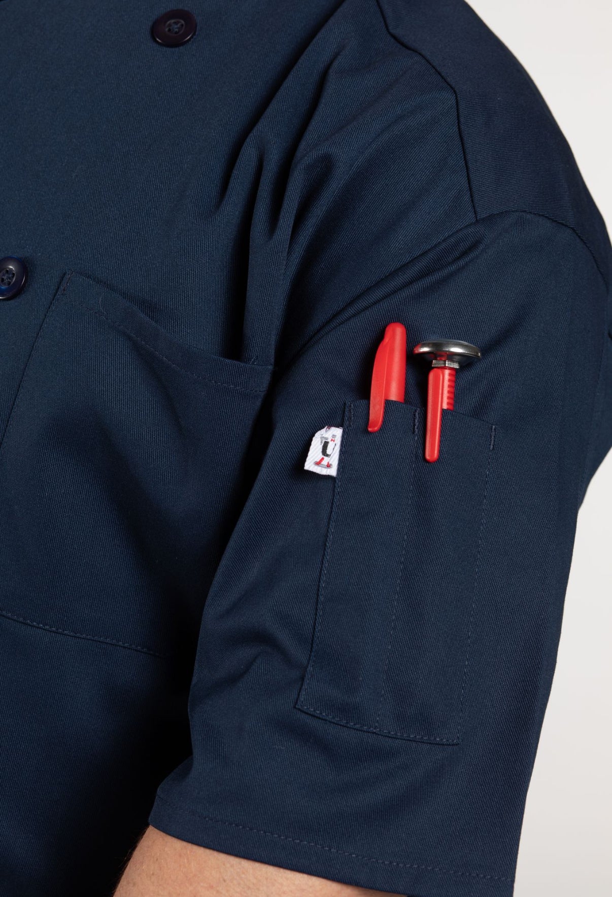 Spun Poly Nighthawk Chef Coat #0415P
