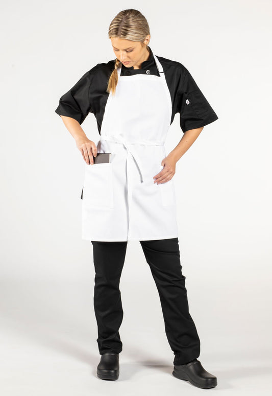 Two-Pocket Bib Apron #U3016