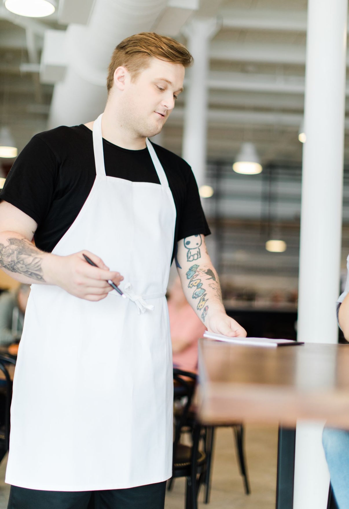 Mid-Length Bib Apron #U3005