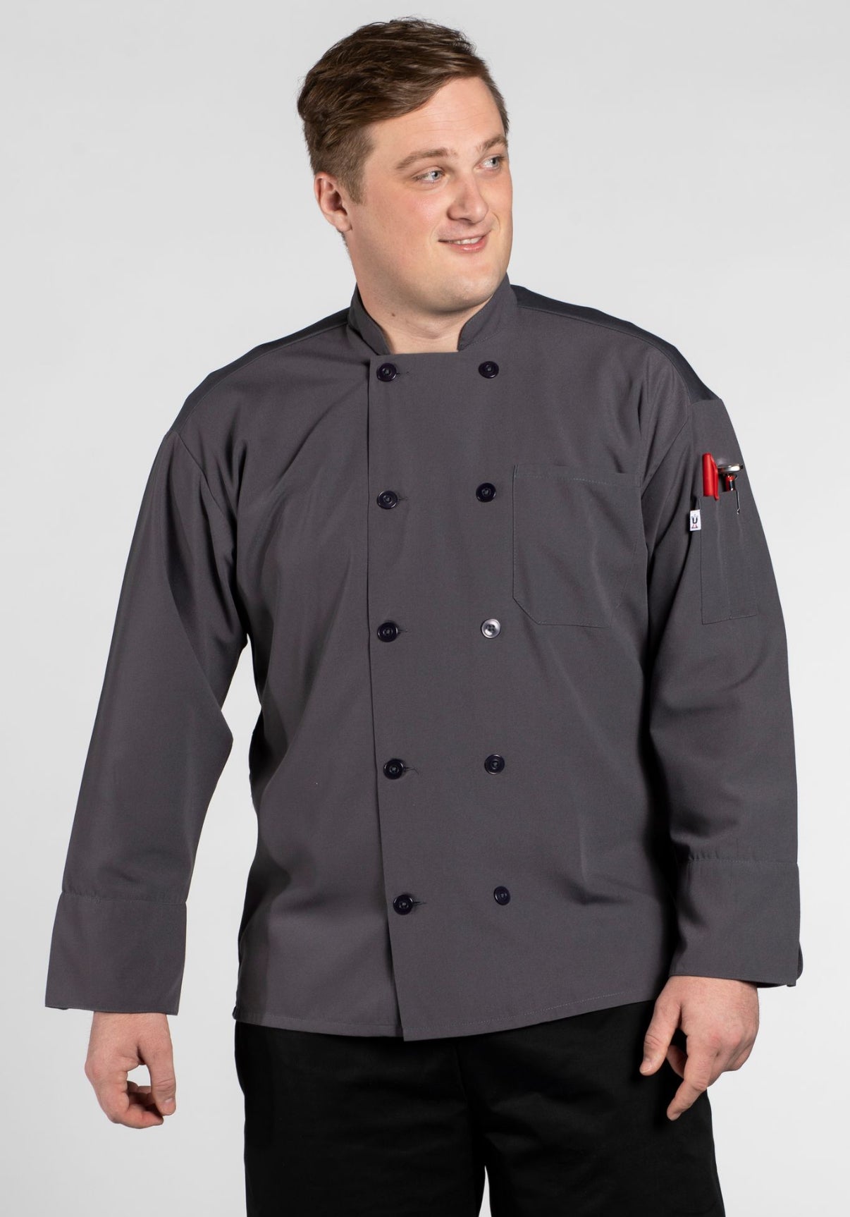 Spun Poly Powerhouse Pro Vent Chef Coat #0422P
