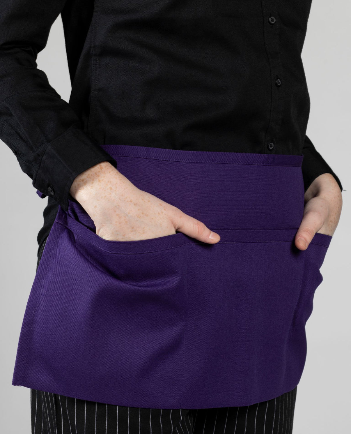 Three-Section Pocket Waist Apron #U3067