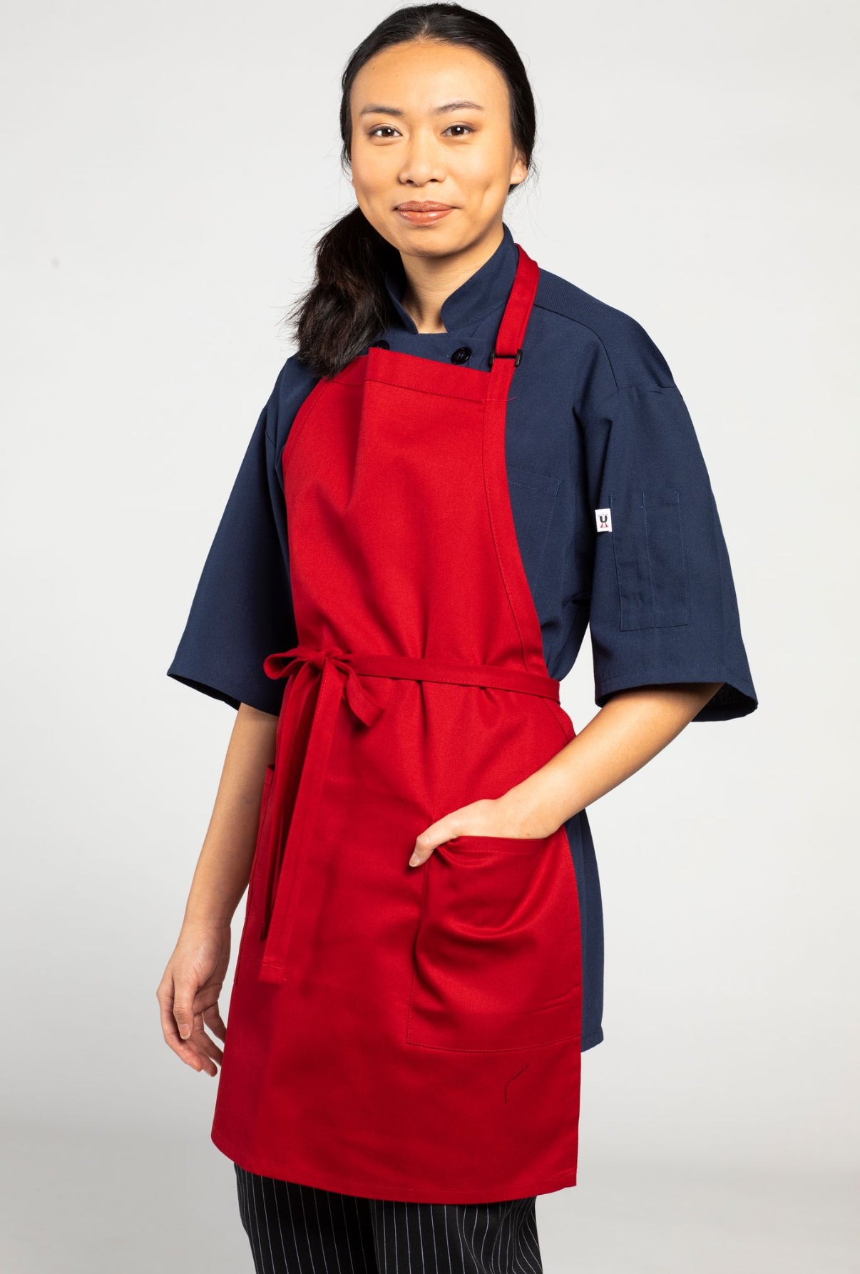 Two-Pocket Bib Apron #3016