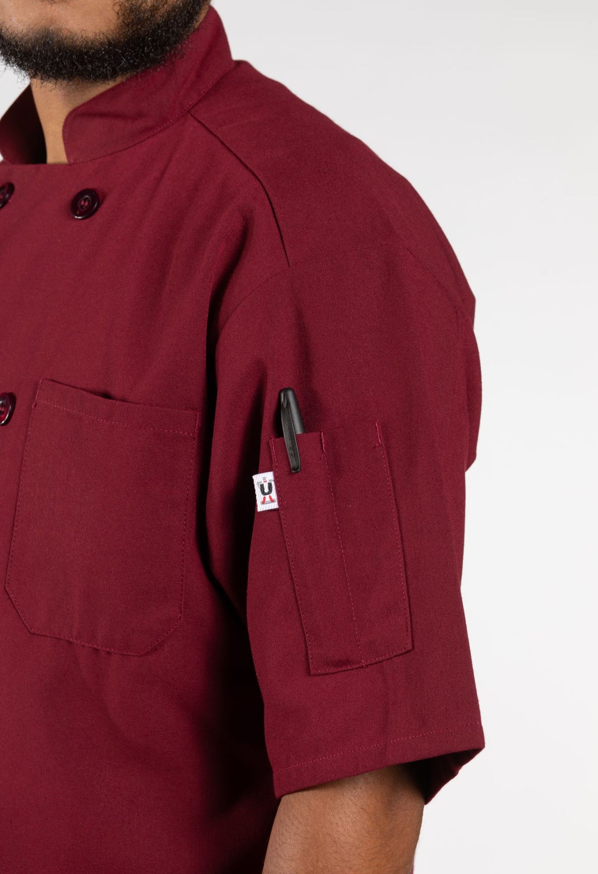 Spun Poly Nighthawk Chef Coat #0415P