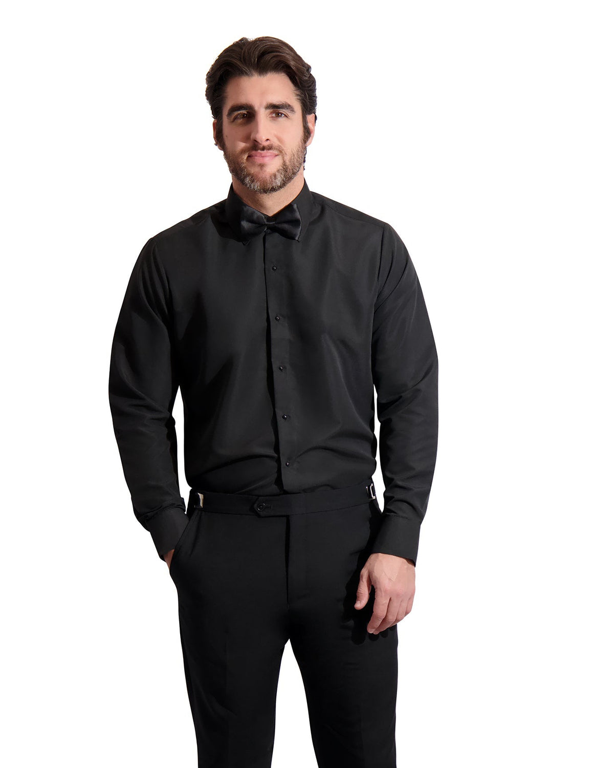 Couture 1910 Men’s Slim Fit Microfiber Shirt w/ 39 Inch Sleeve Length #9983SF-39