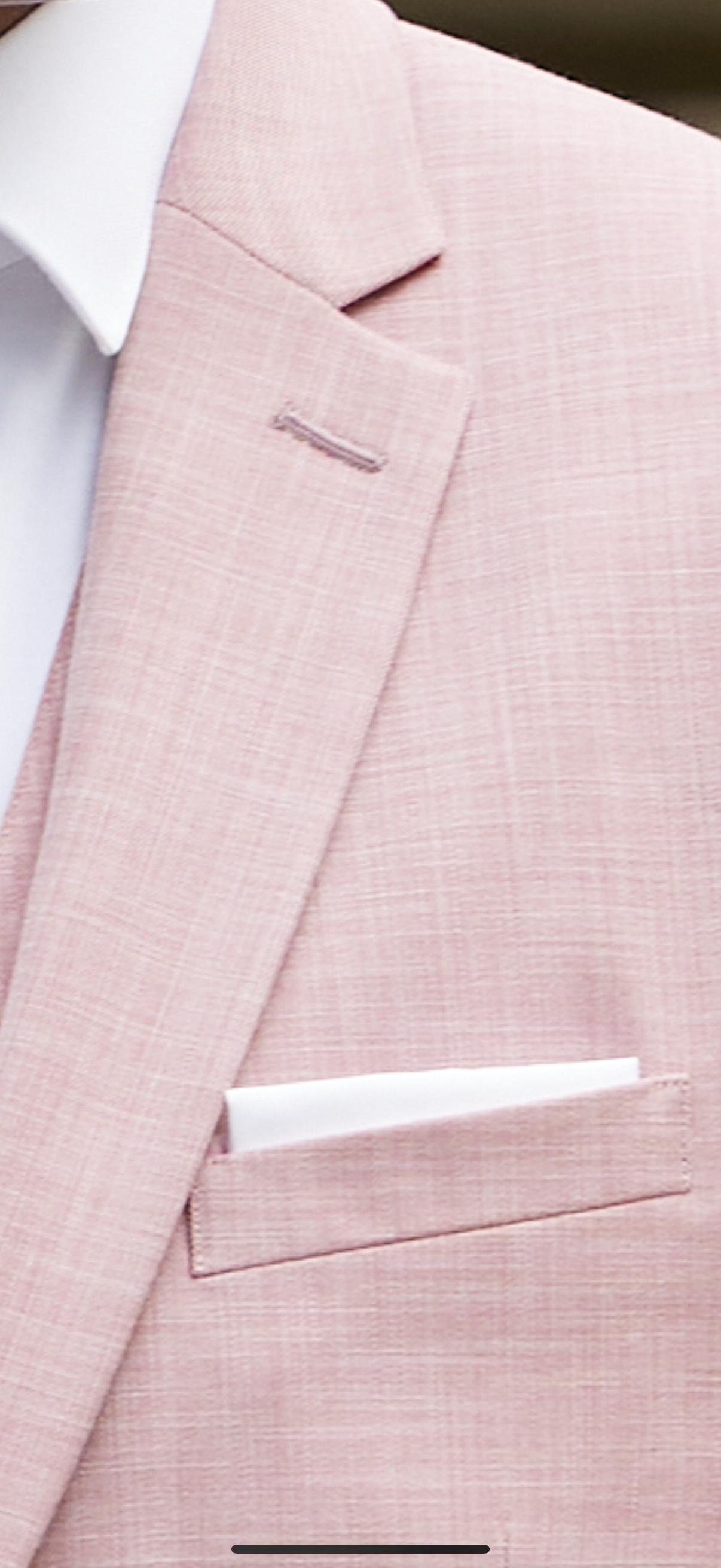 Couture 1910 Men’s Power Stretch Sharkskin Suit Separates Jacket in Rose #4374PVS