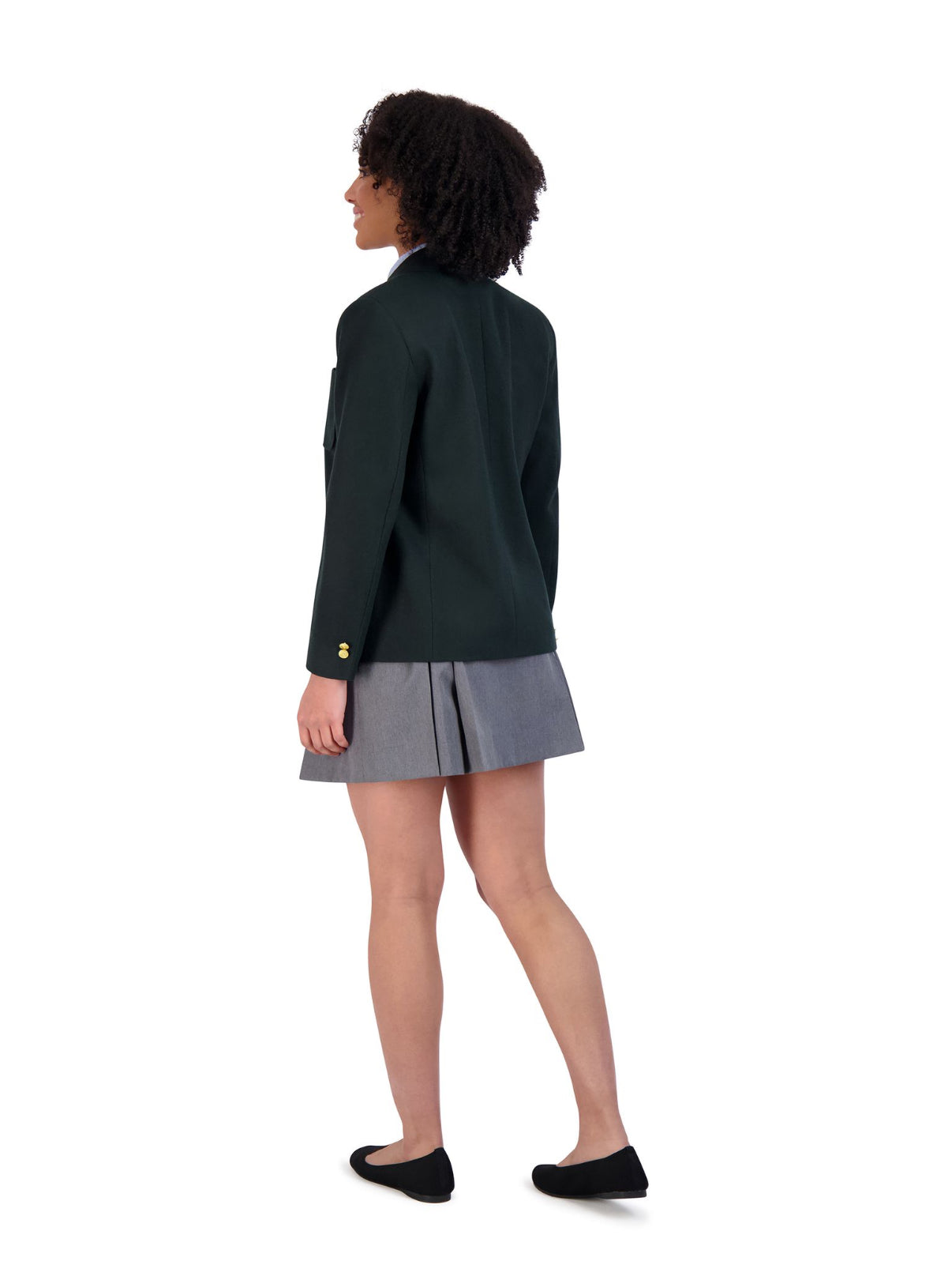 GIRL'S REGULAR S/B BLAZER W/PATCH POCKETS