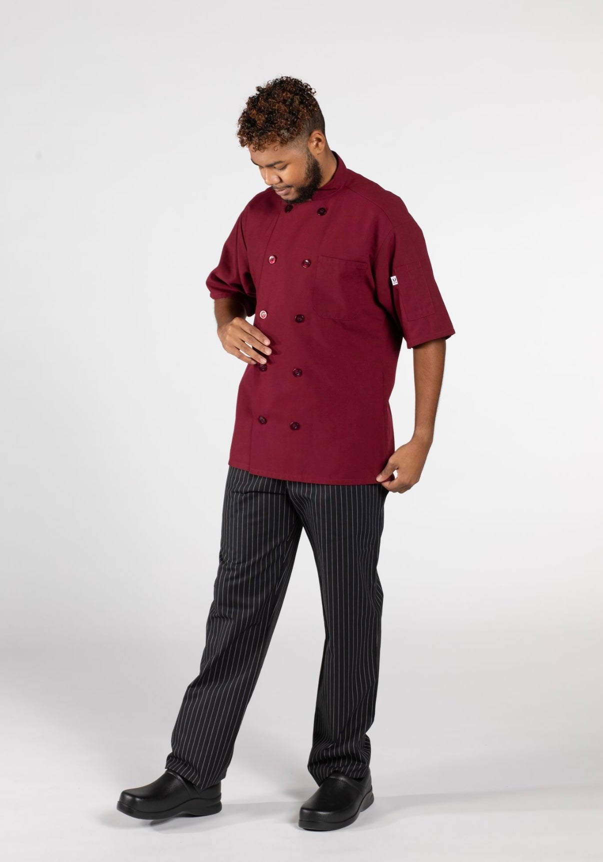 Spun Poly Nighthawk Chef Coat #0415P