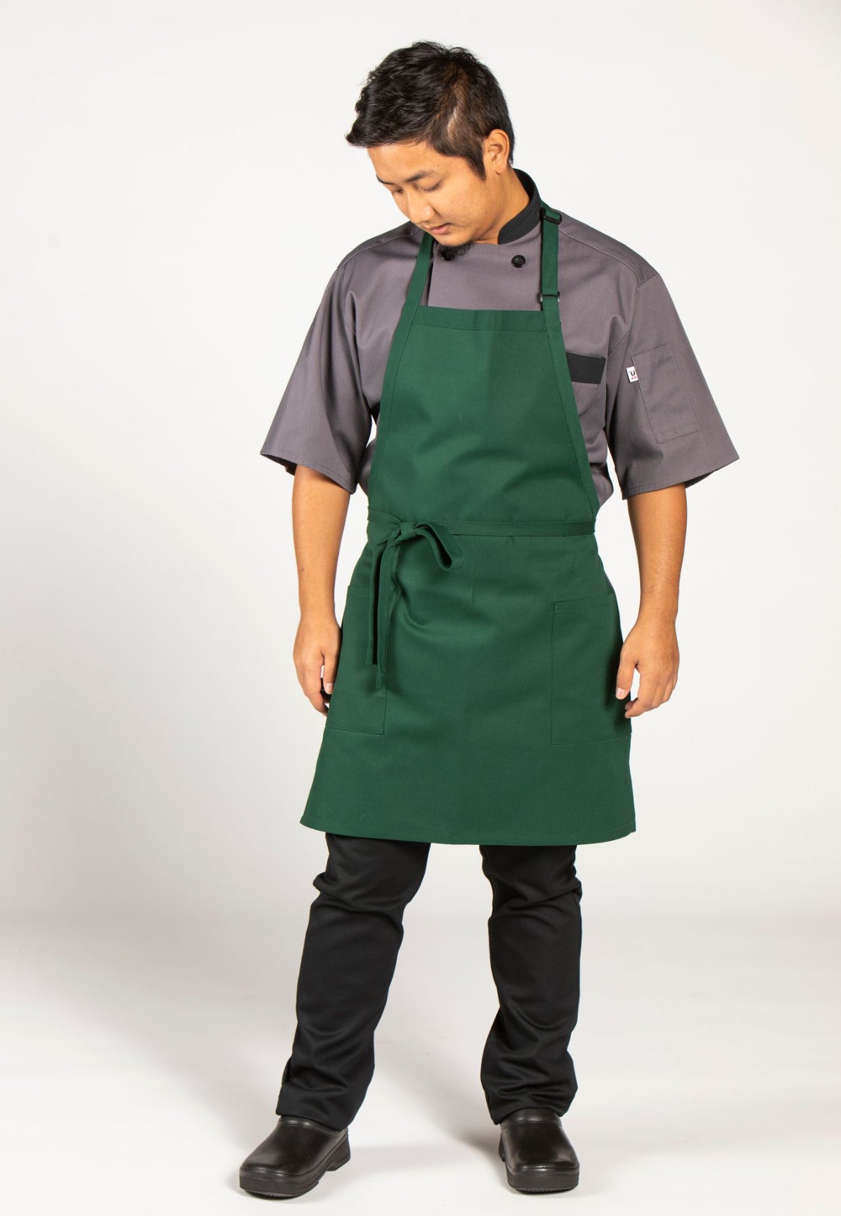 Two-Pocket Bib Apron #3016