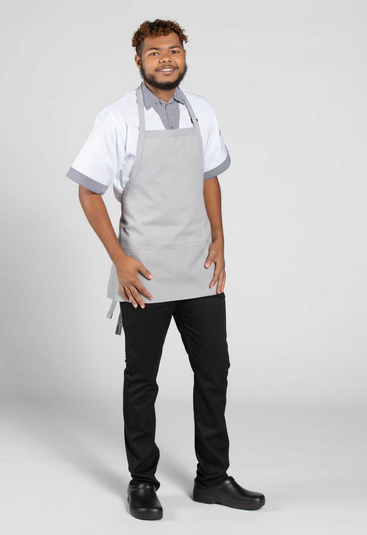 Three Pocket Bib Apron w/ Adjustable Neck #3011