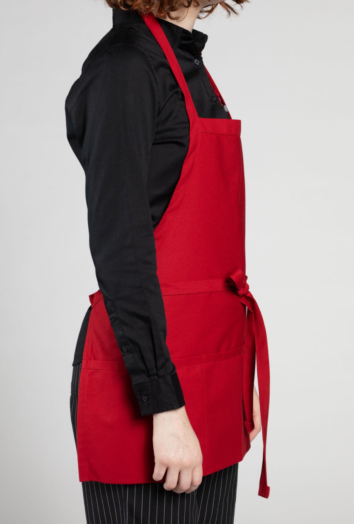 Three Pocket Bib Apron w/ Adjustable Neck #3011