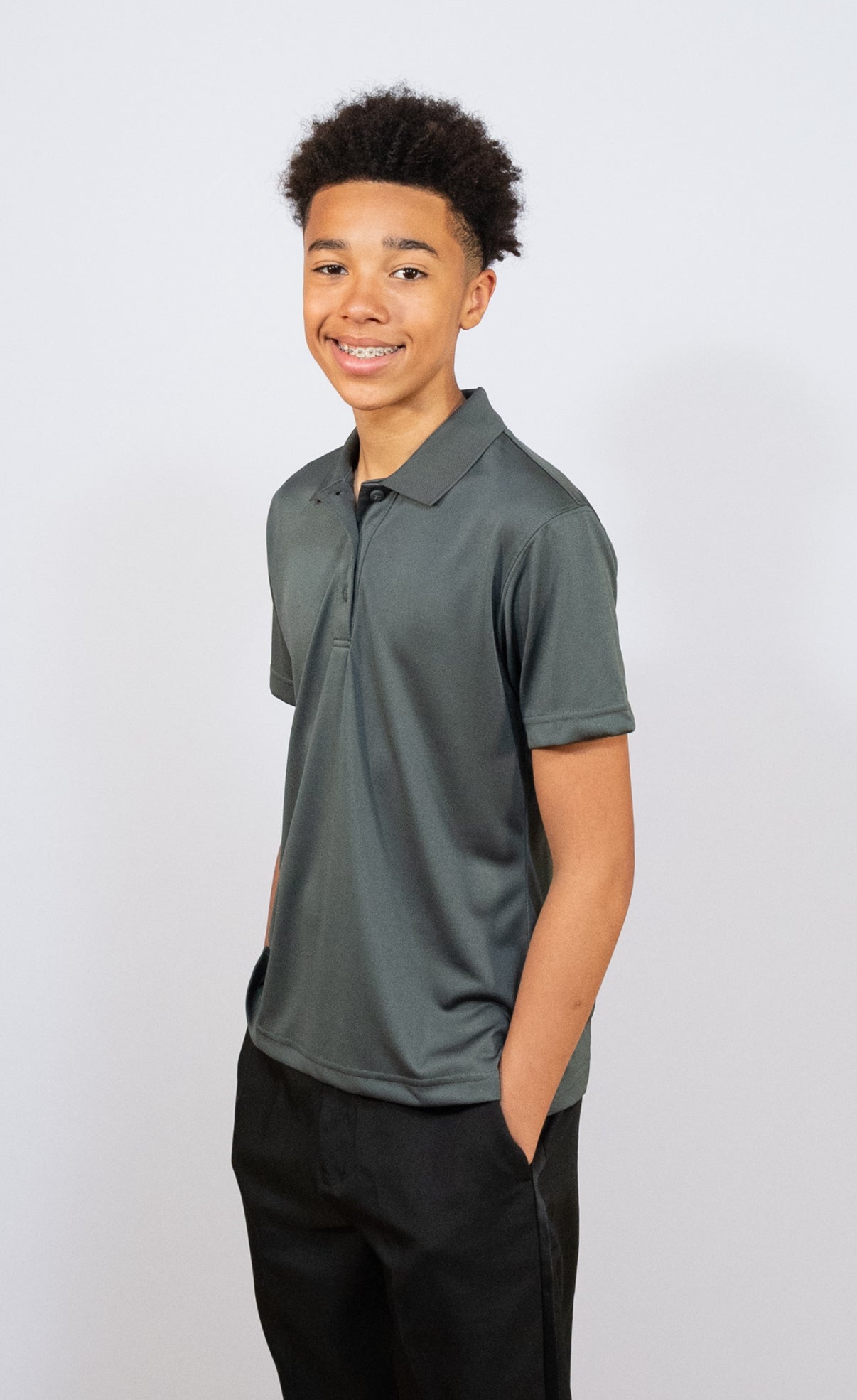 Children's Polyester Polo #52TJ01-R