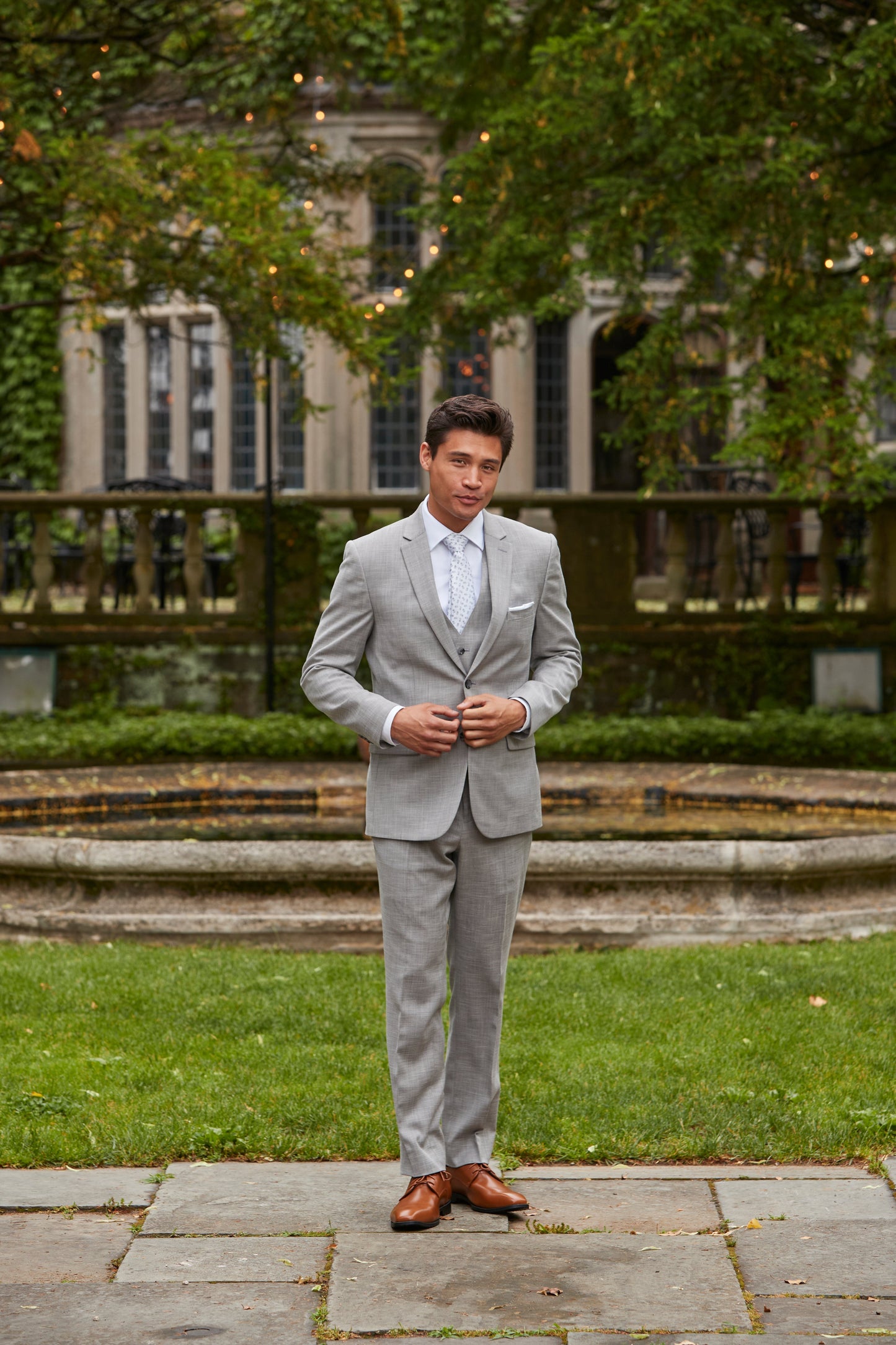 Men’s Power Stretch Jacket in Sharkskin w/ Black/White Contrast #4374PVS