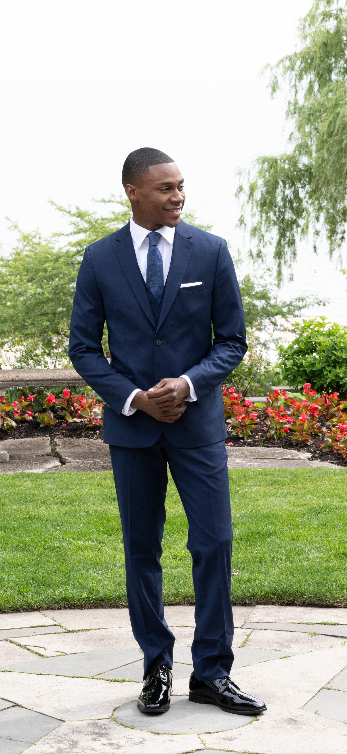 Couture 1910 Men’s Power Stretch Suit Separates in Navy - Coat