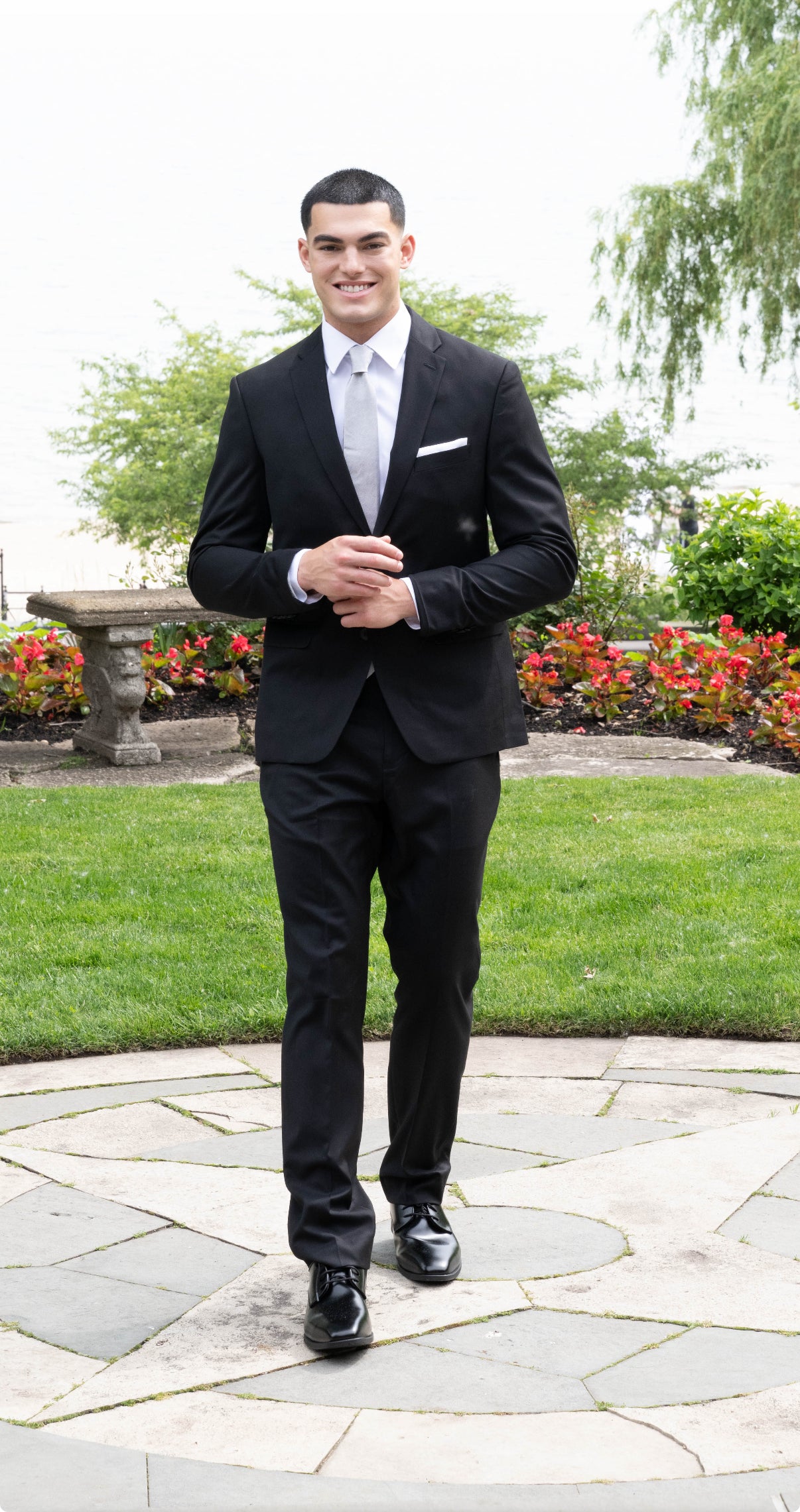 Couture 1910 Men’s Power Stretch Suit Separates in Black - Coat