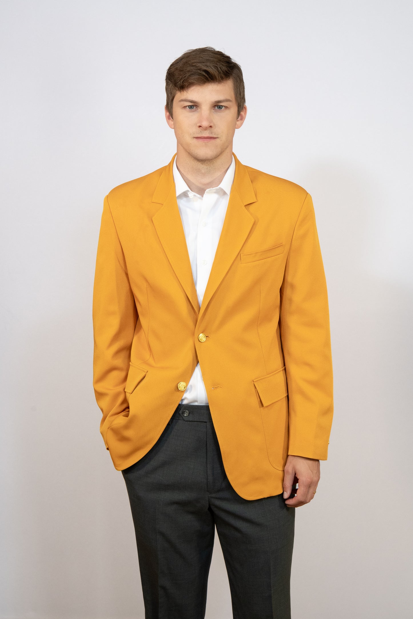 MEN'S LONG SINGLE BREASTED BLAZER #1000