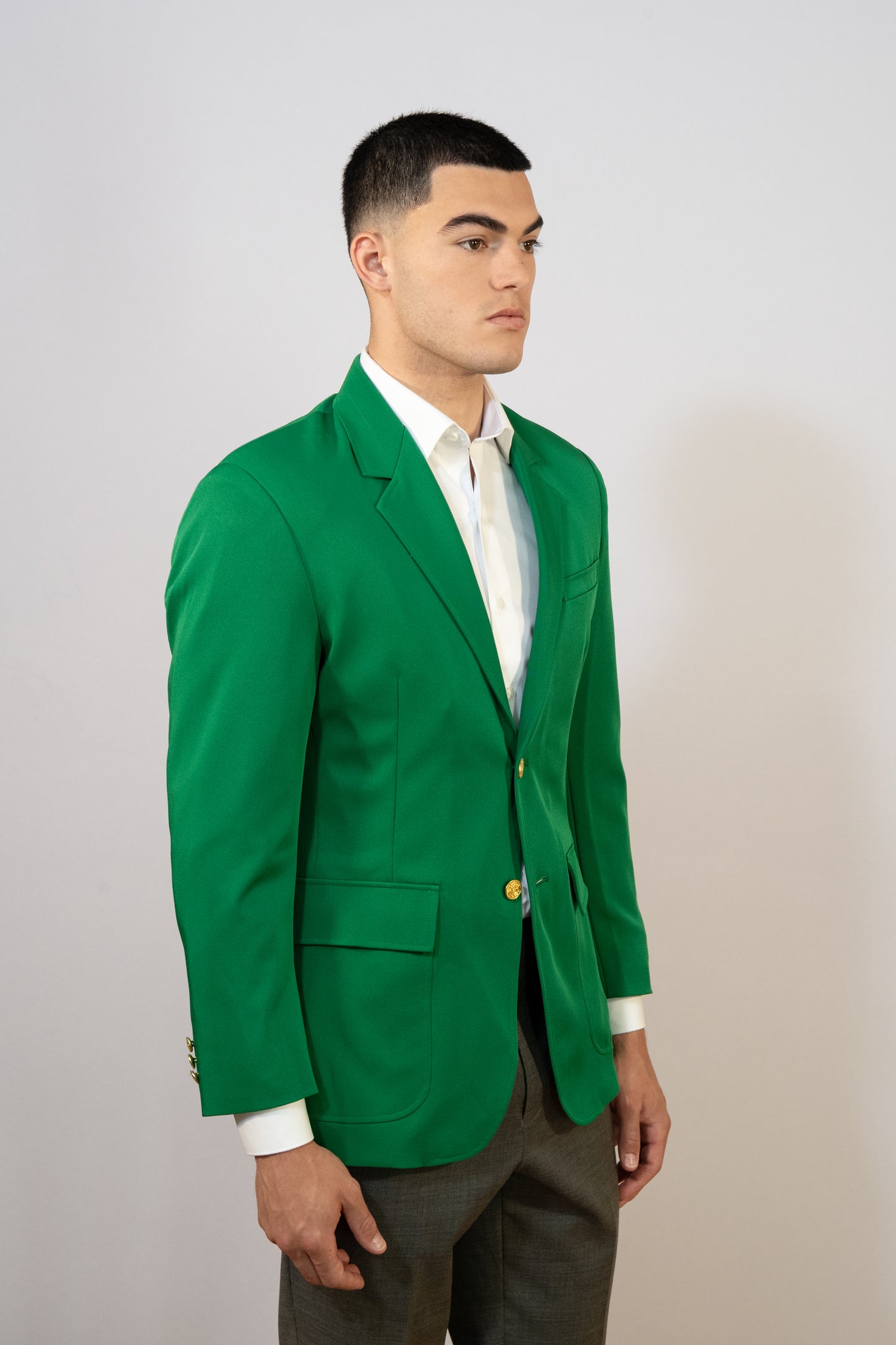 MEN'S LONG SINGLE BREASTED BLAZER #1000