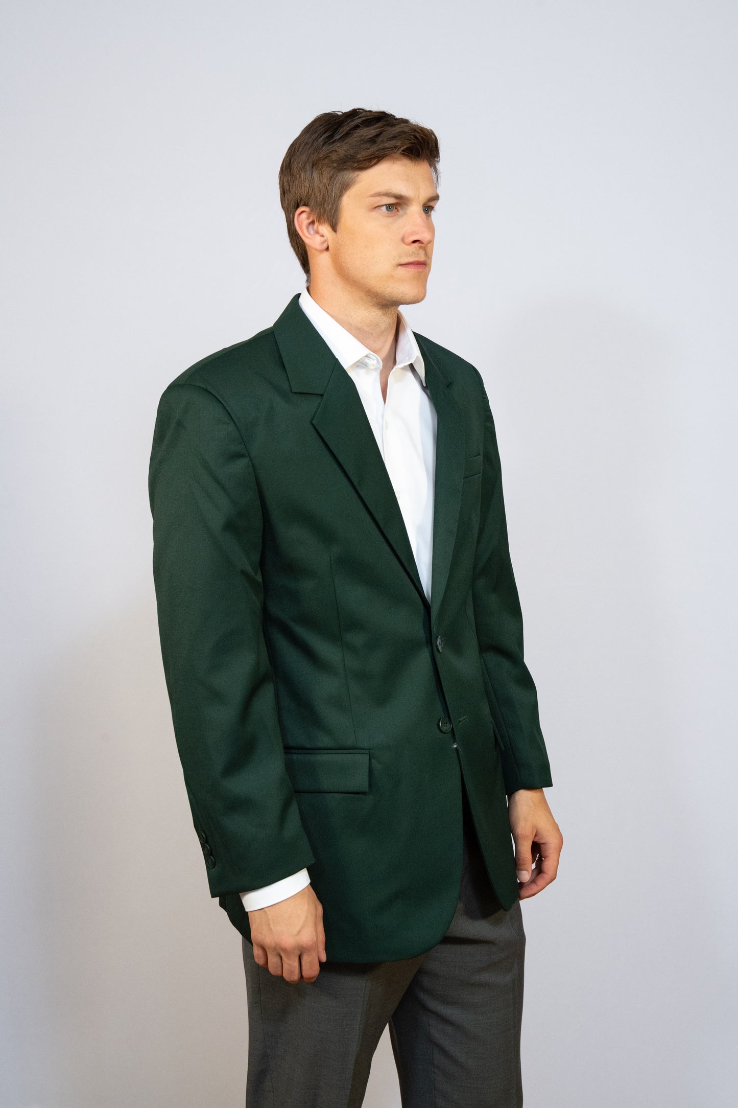 MEN'S LONG SINGLE BREASTED BLAZER #1050-LONG