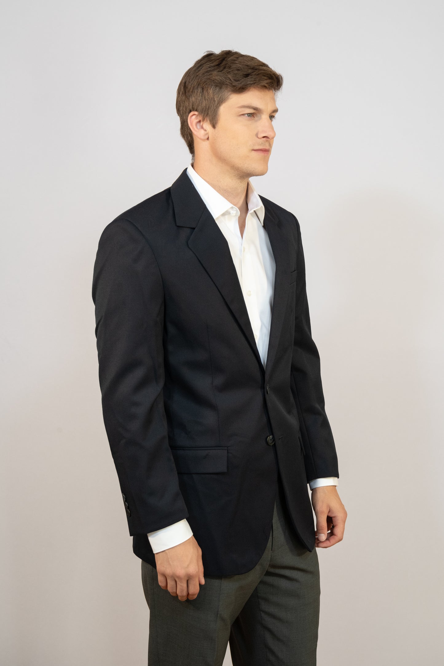 MEN'S LONG SINGLE BREASTED BLAZER #1050-LONG