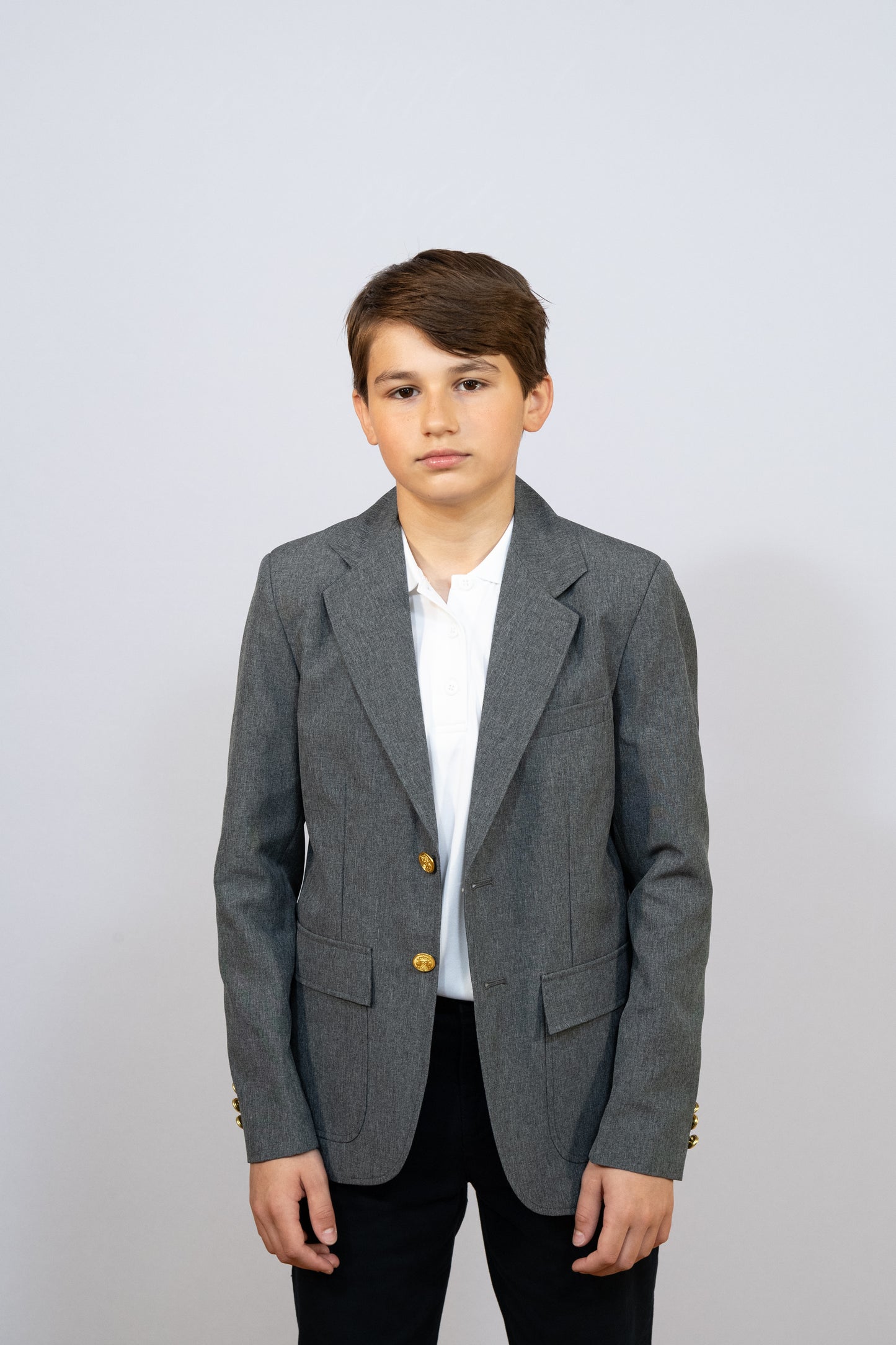 Boys’ 2-Button UltraLux Blazer - Husky #3000-HEA-HUS