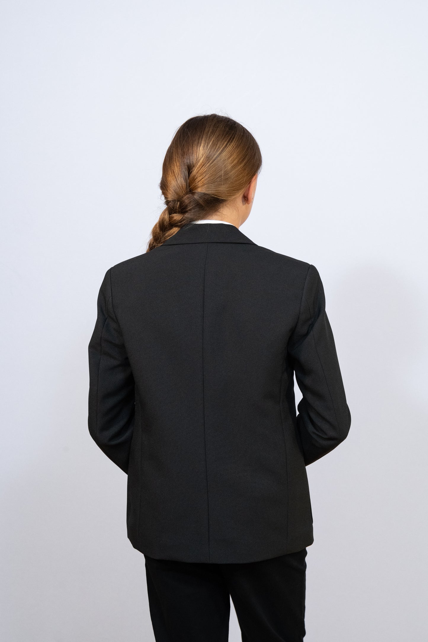Girls' 2-Button UltraLux™ 100% Polyester Blazer
#4000C