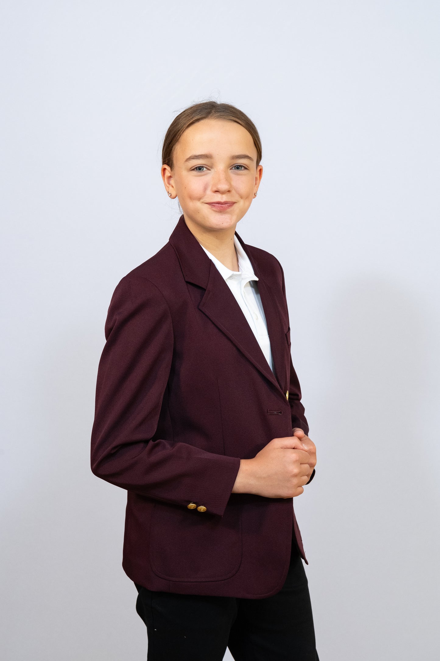Girls' 2-Button UltraLux™ 100% Polyester Blazer
#4000