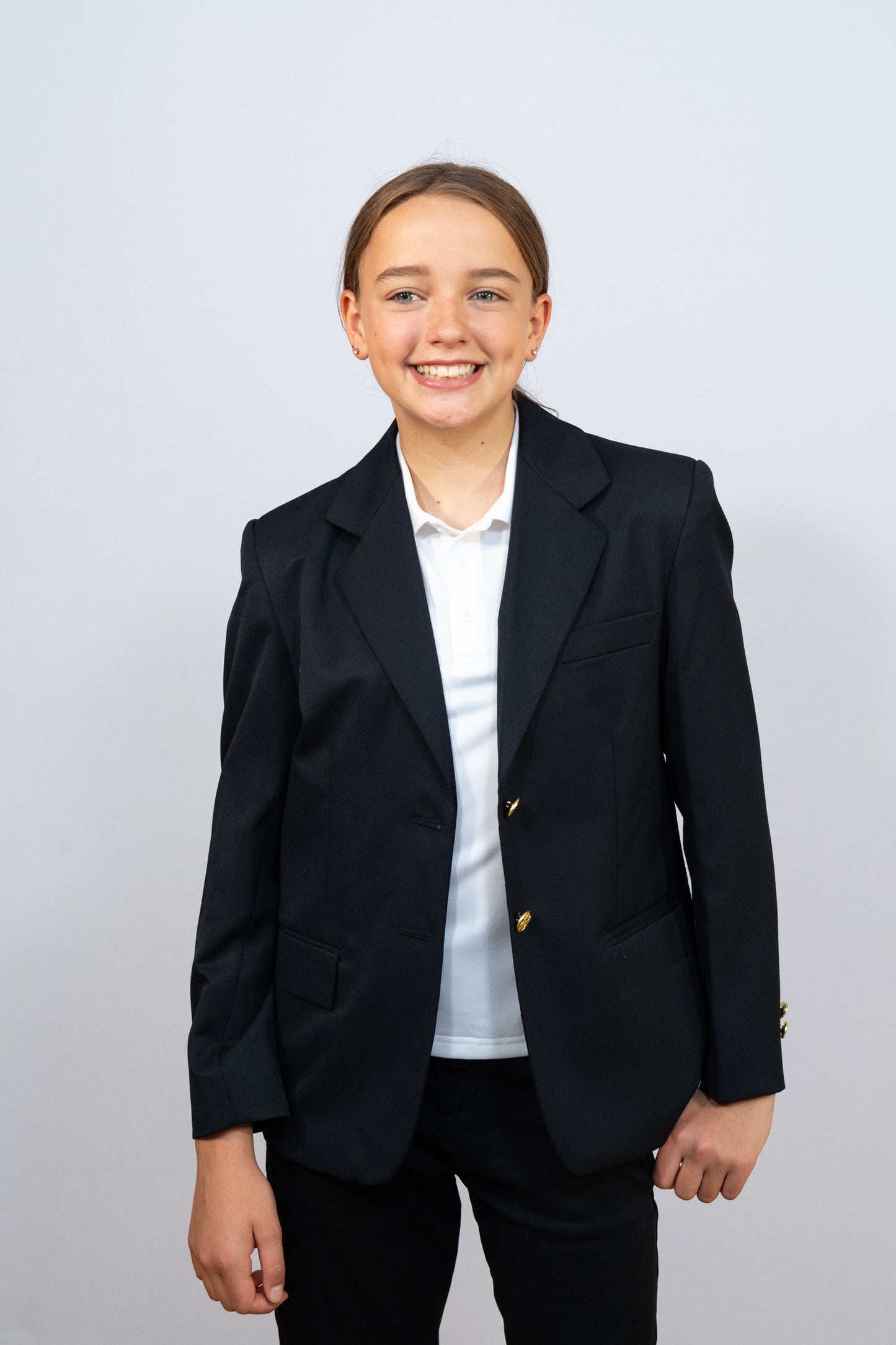Girl's Single Breasted Easywear Blazer #4050